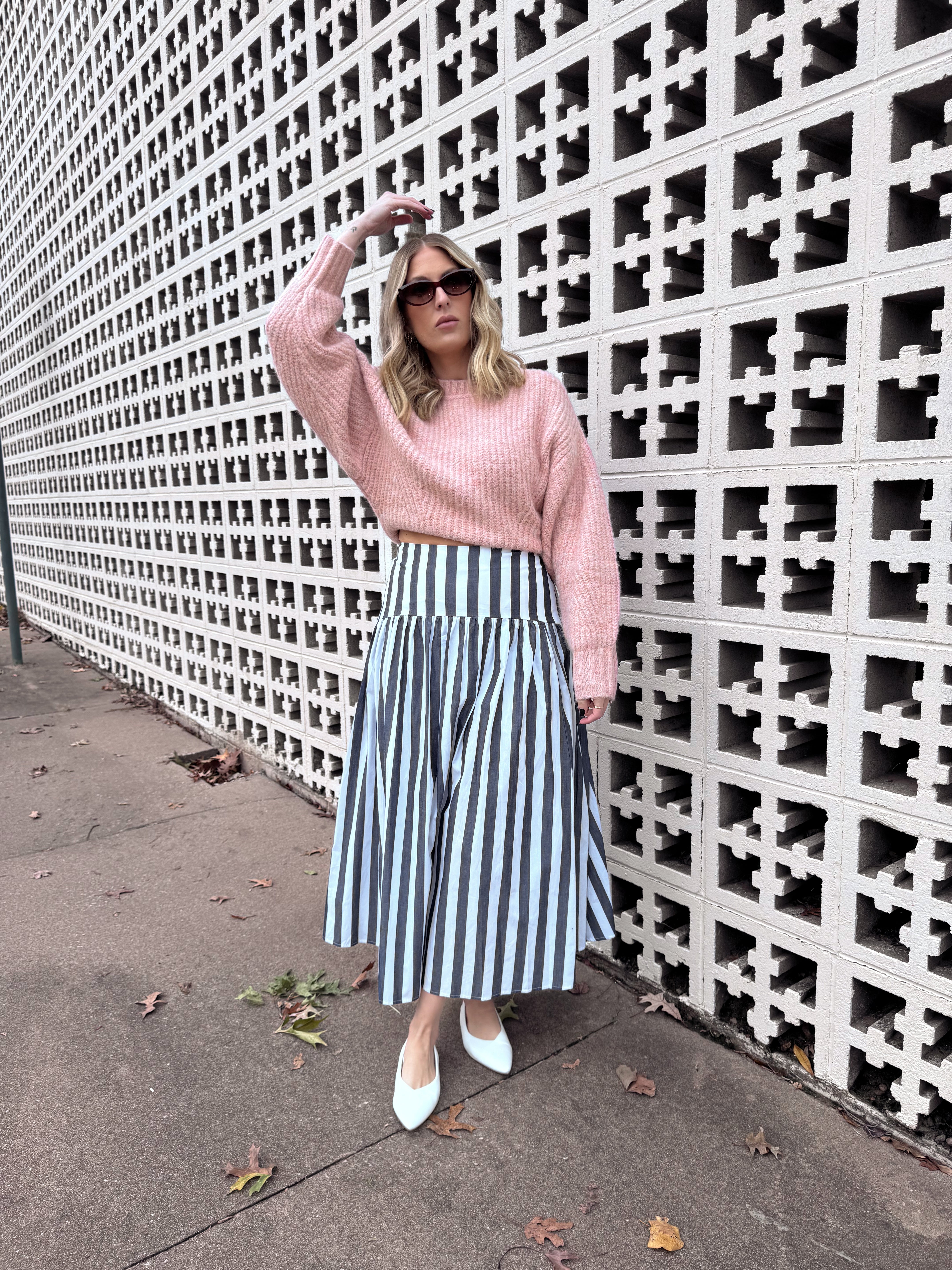 Set Your Sails Midi Skirt