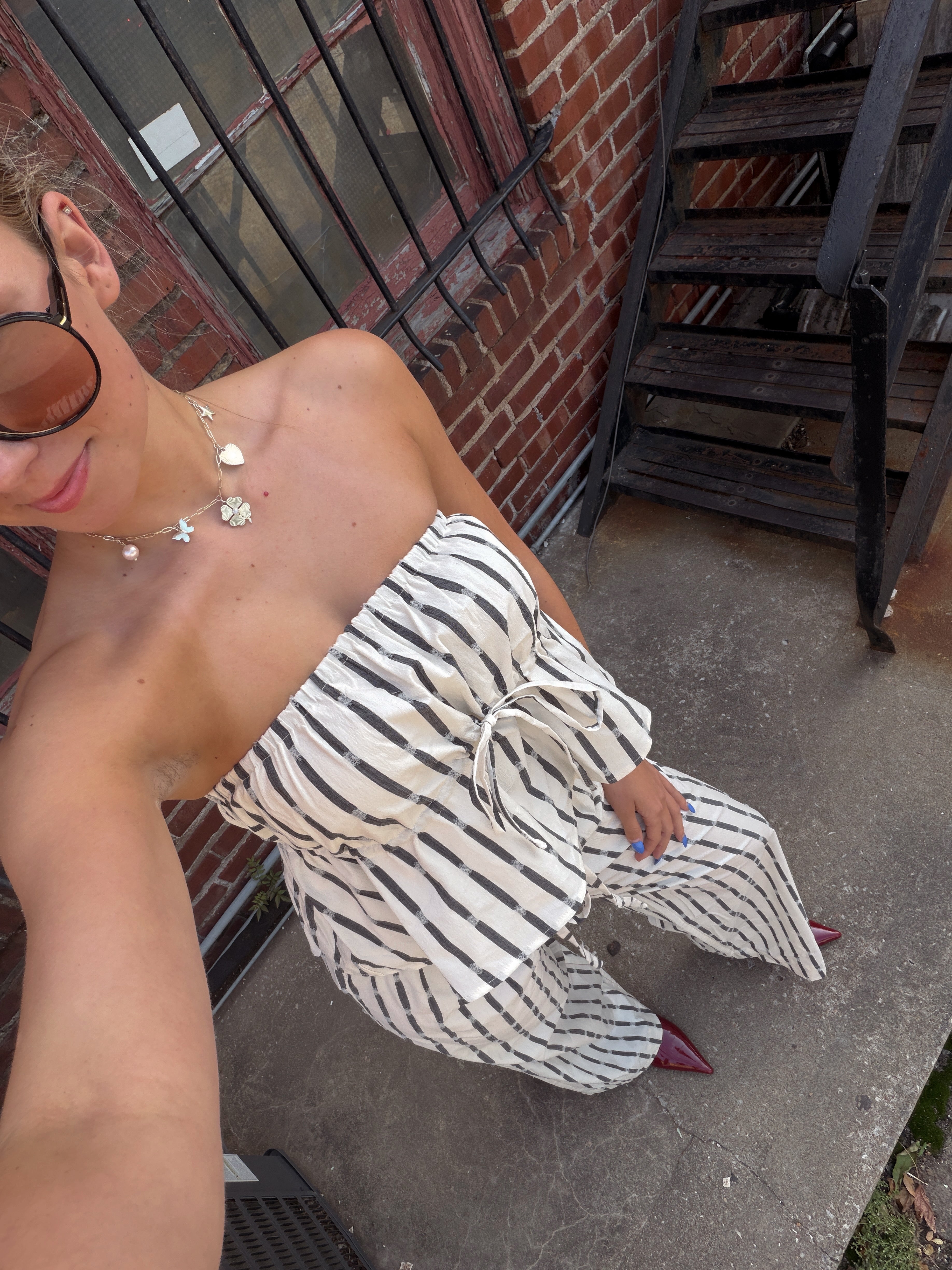 Saturday Stripe Top