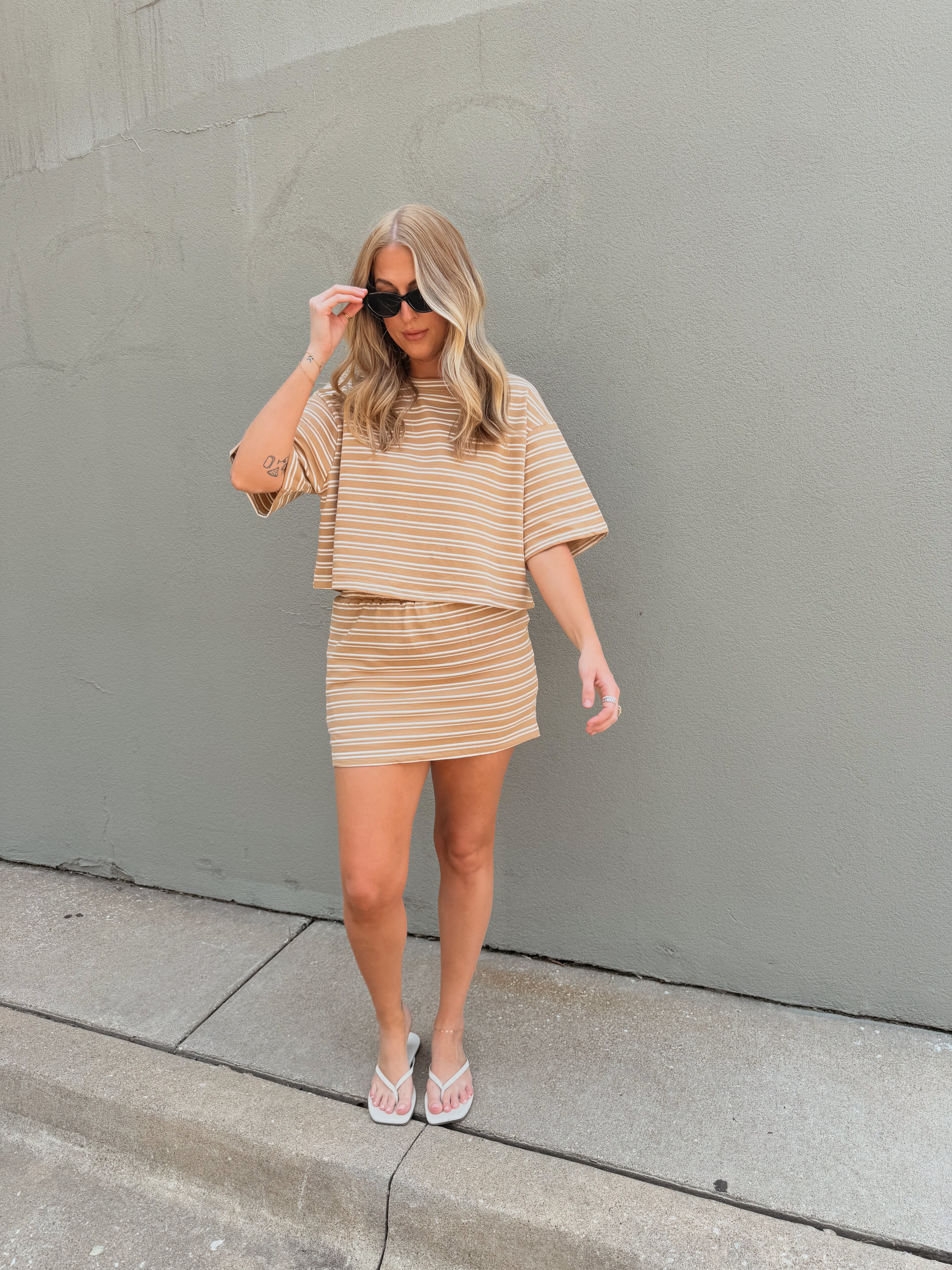 Macy Stripe Skort