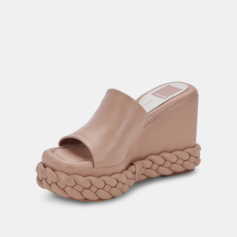 Dolce Vita Elene Wedges Cafe Leather