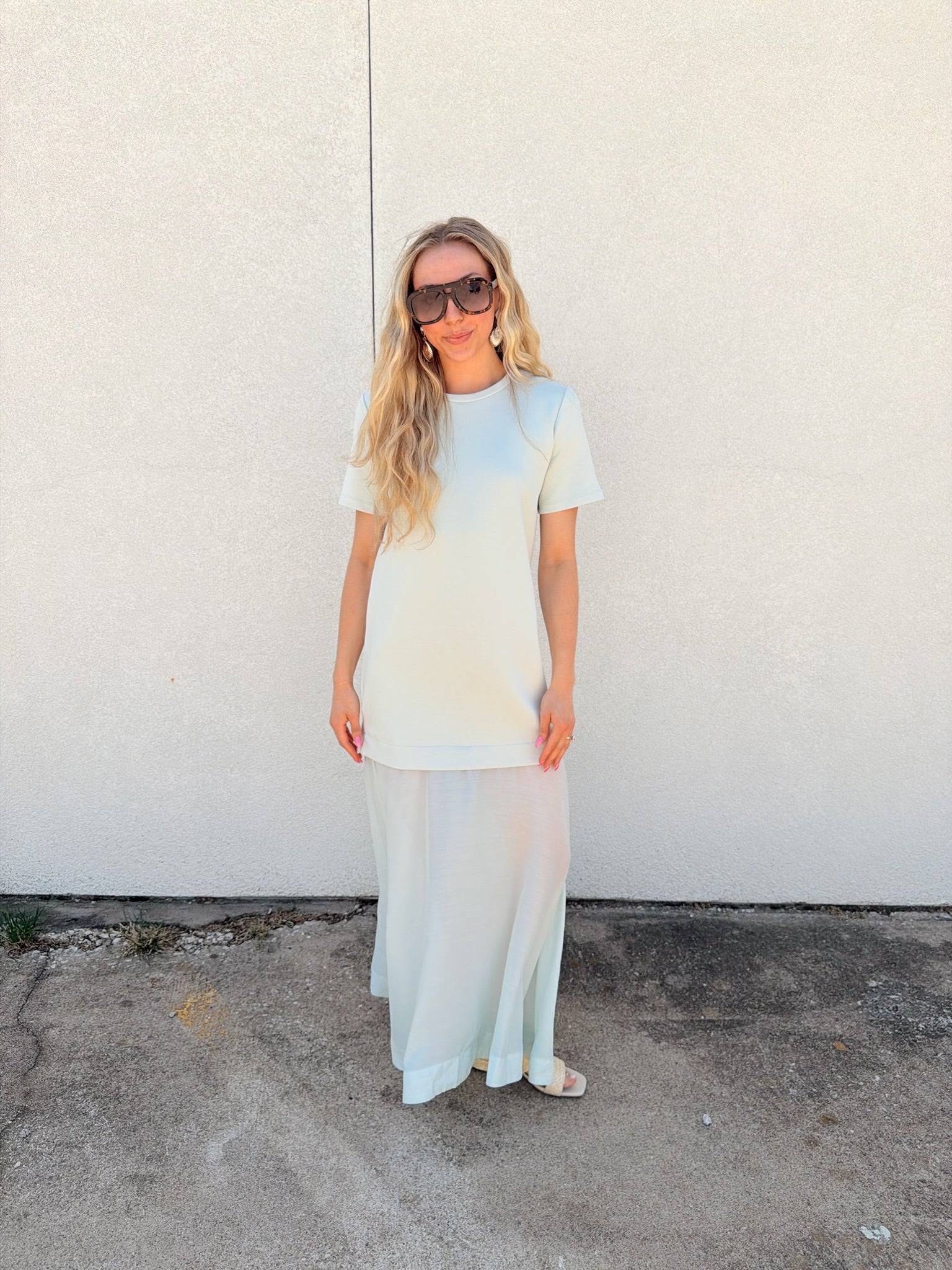 English Factory See Through Mixed Media Maxi Dress