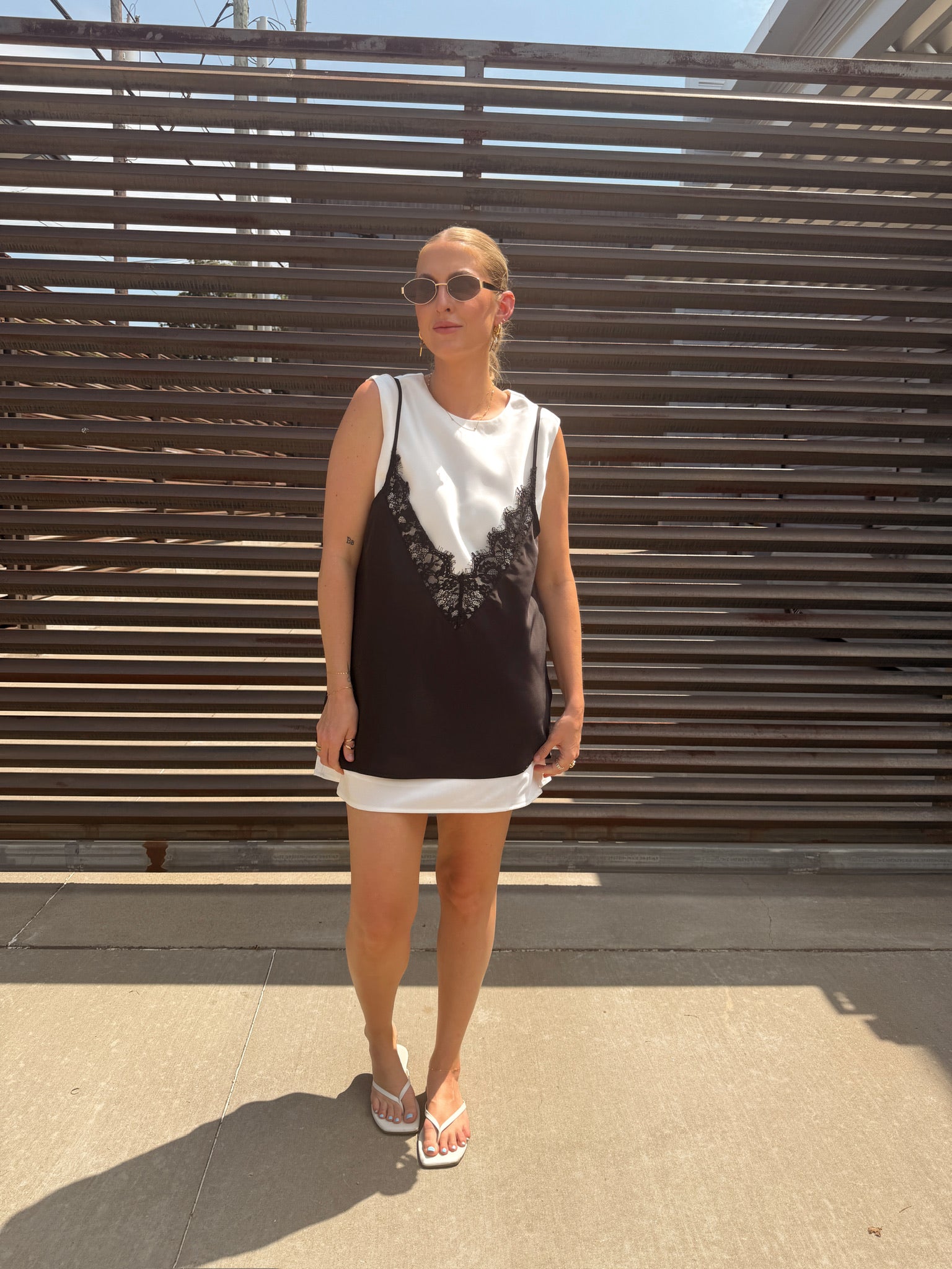 Brea Slip Overlay Dress