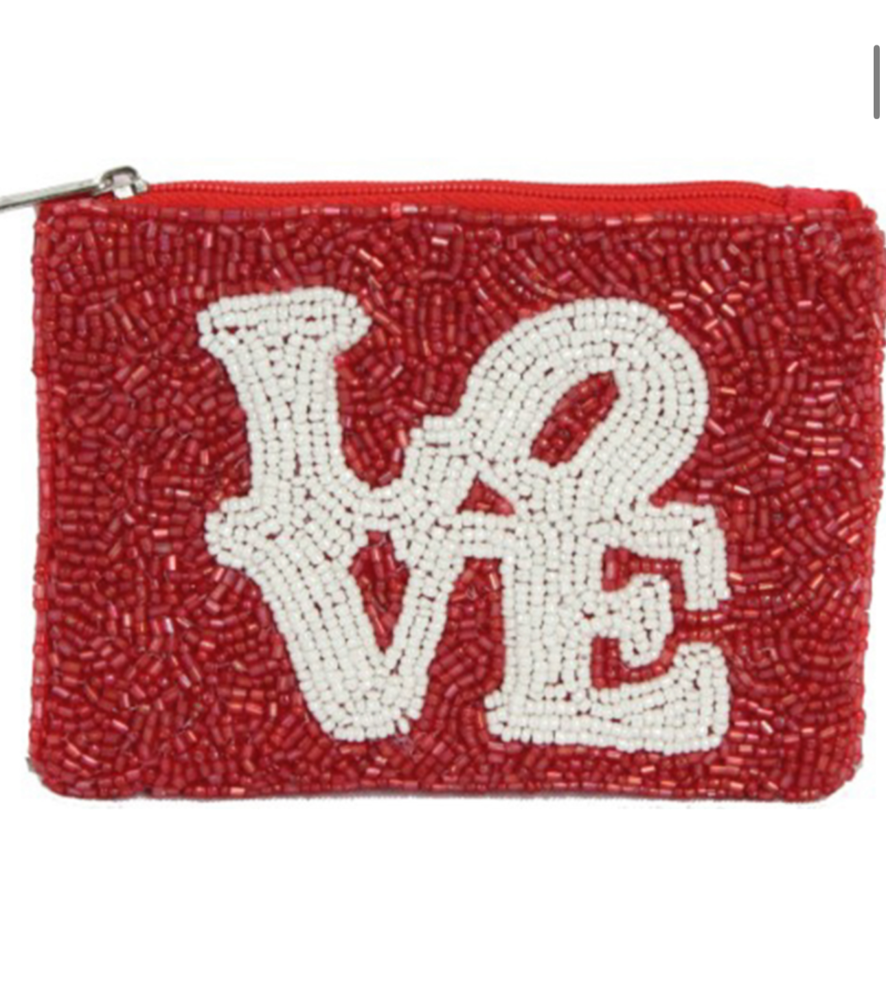 Love Beaded Coinpurse
