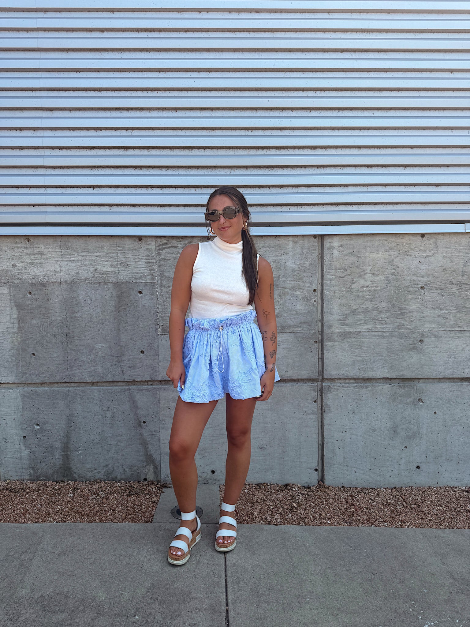 Serena Blue Skirt