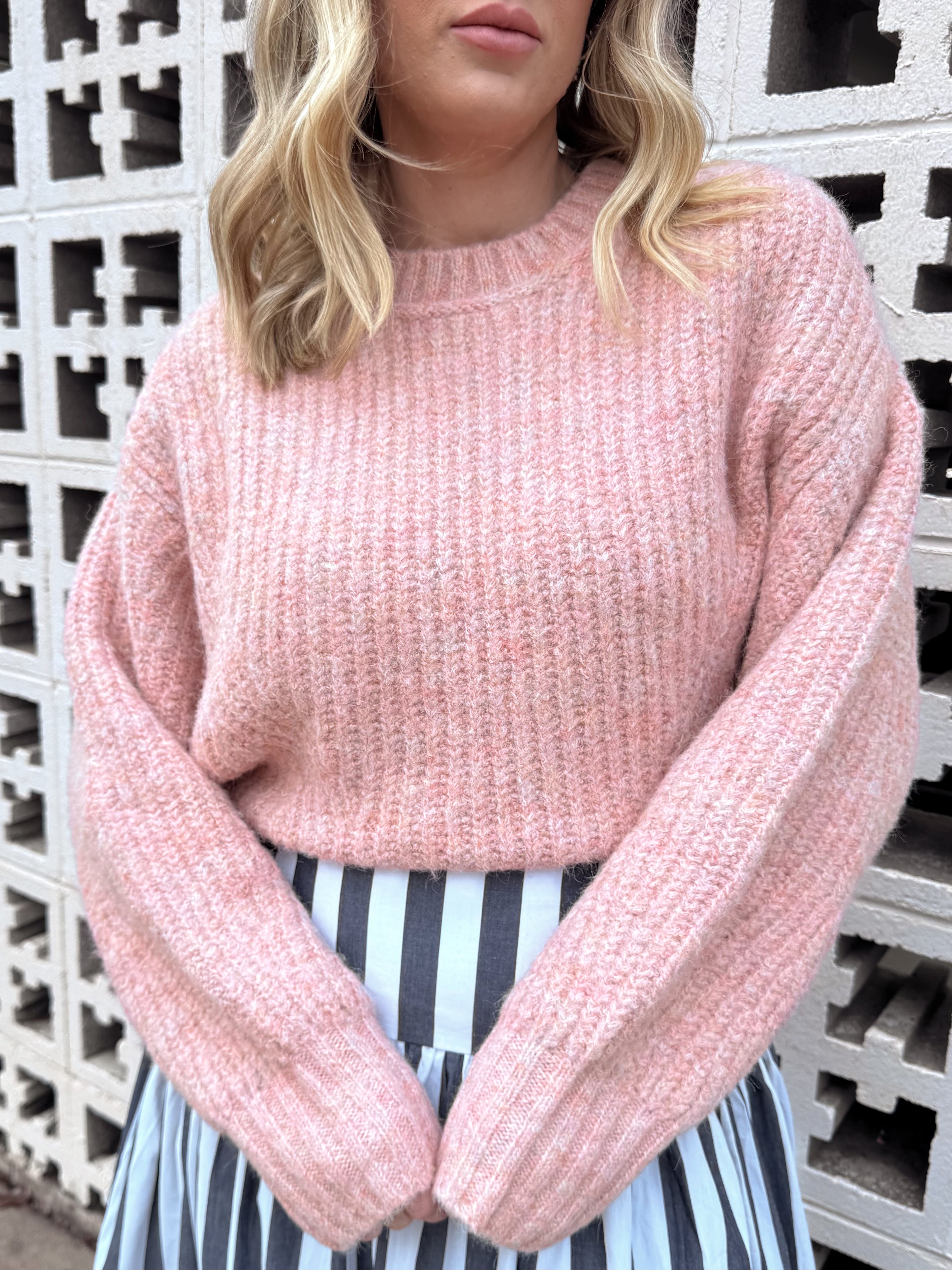 Celeste Sweater - Blush