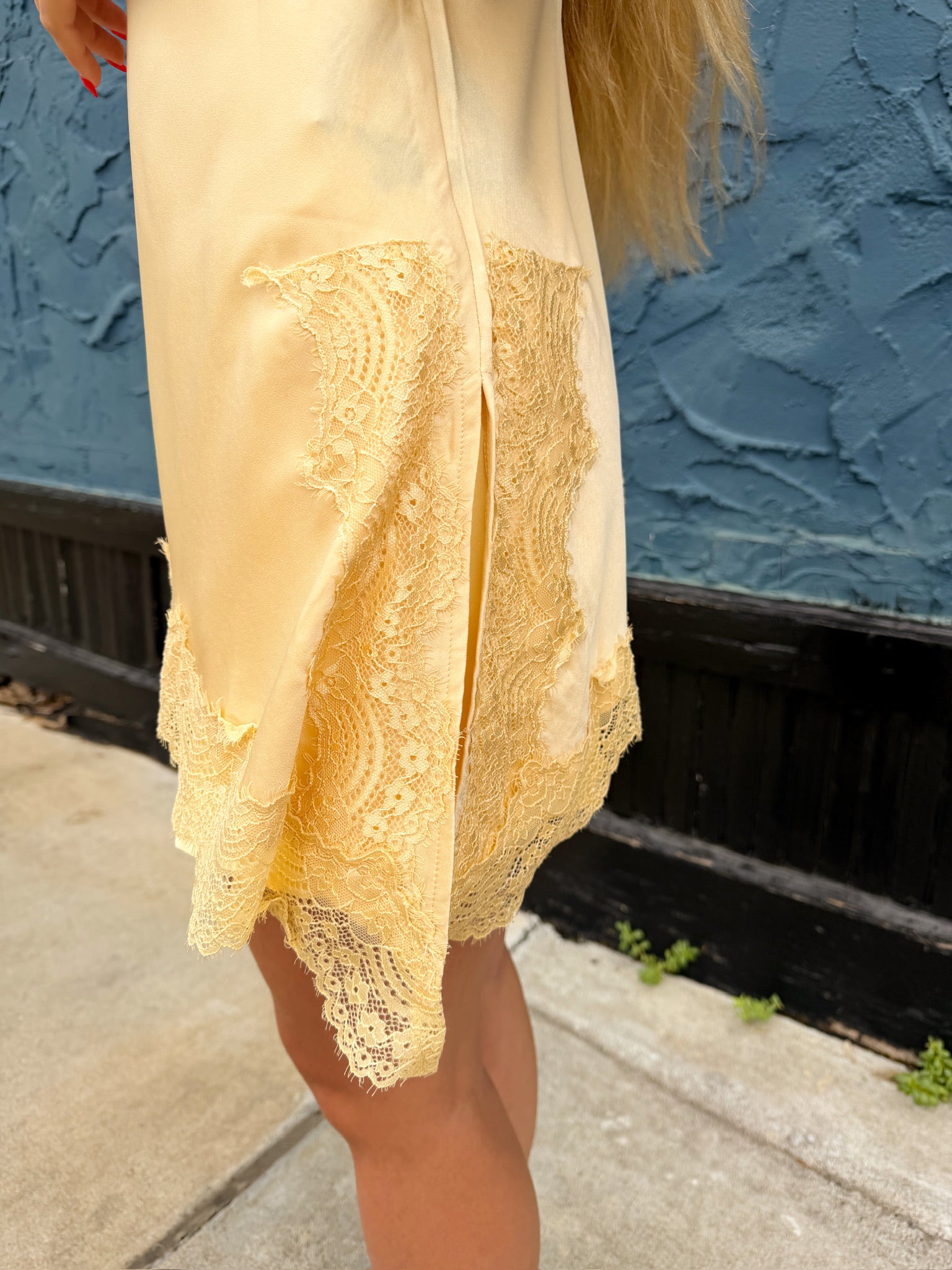 Diana Asymmetrical Lace Tank