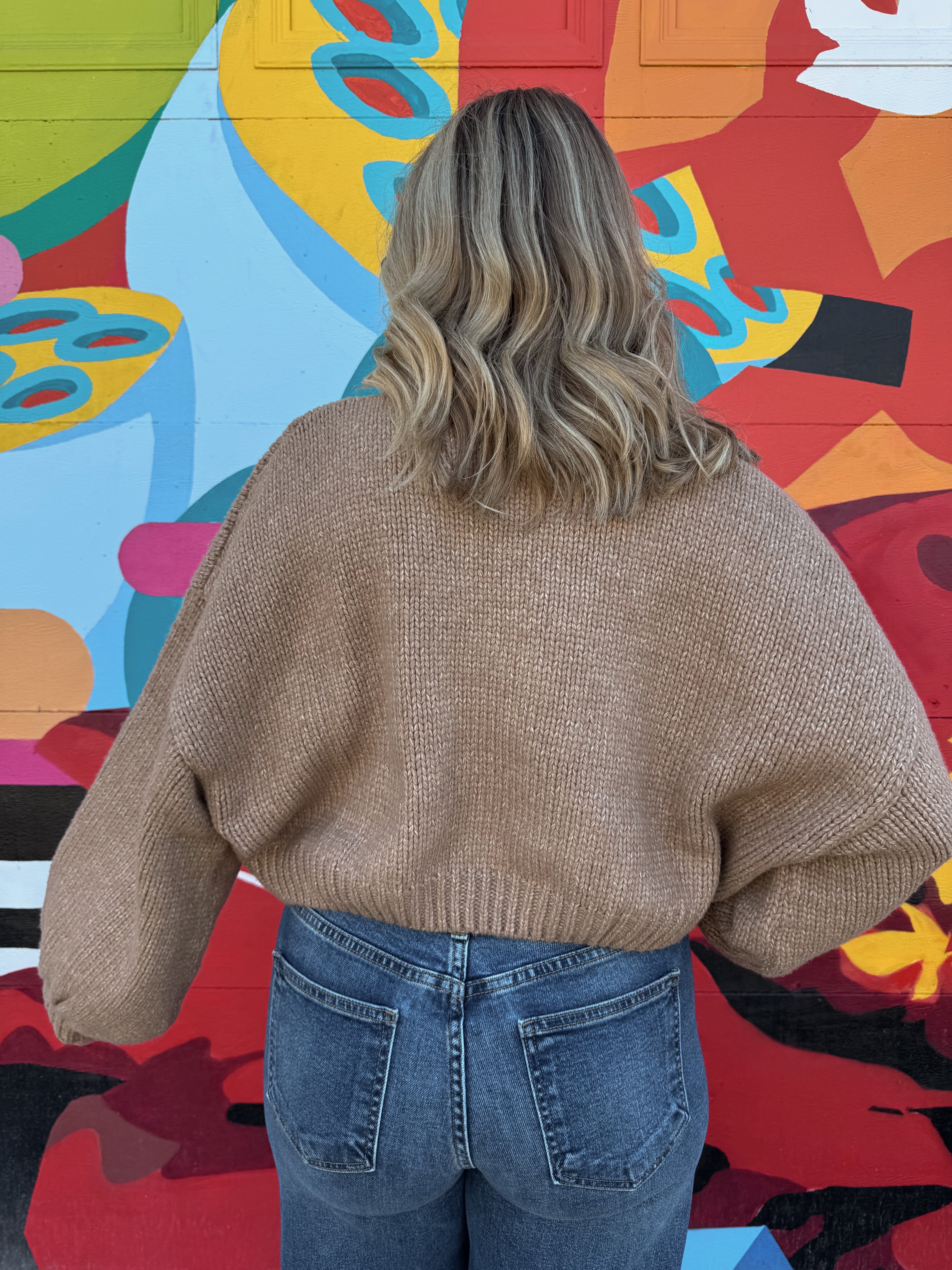 Callahan Bellamy Crop Pullover - Raw Umber