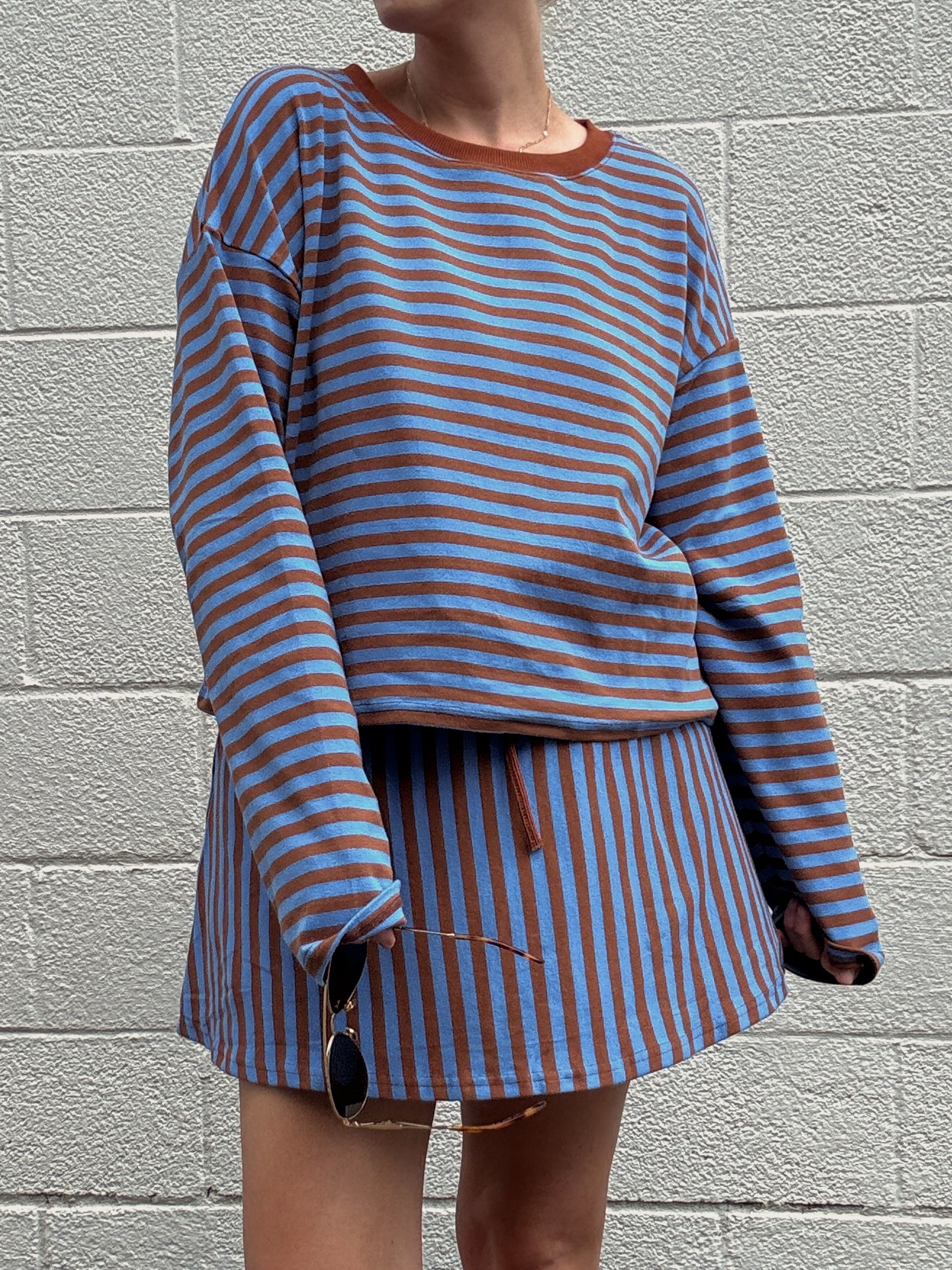 Riley Stripe Skort