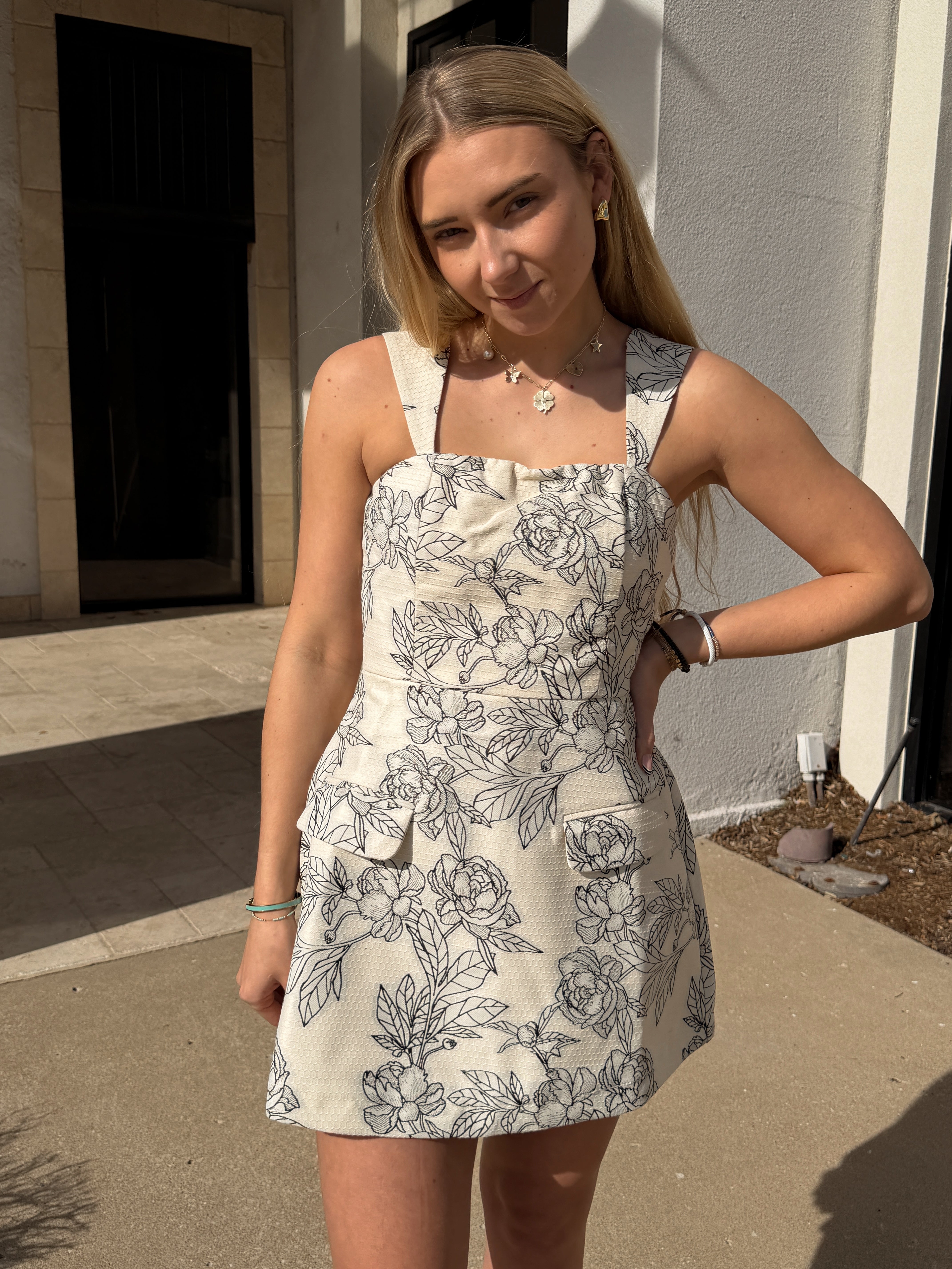 Avery Floral Mini Dress