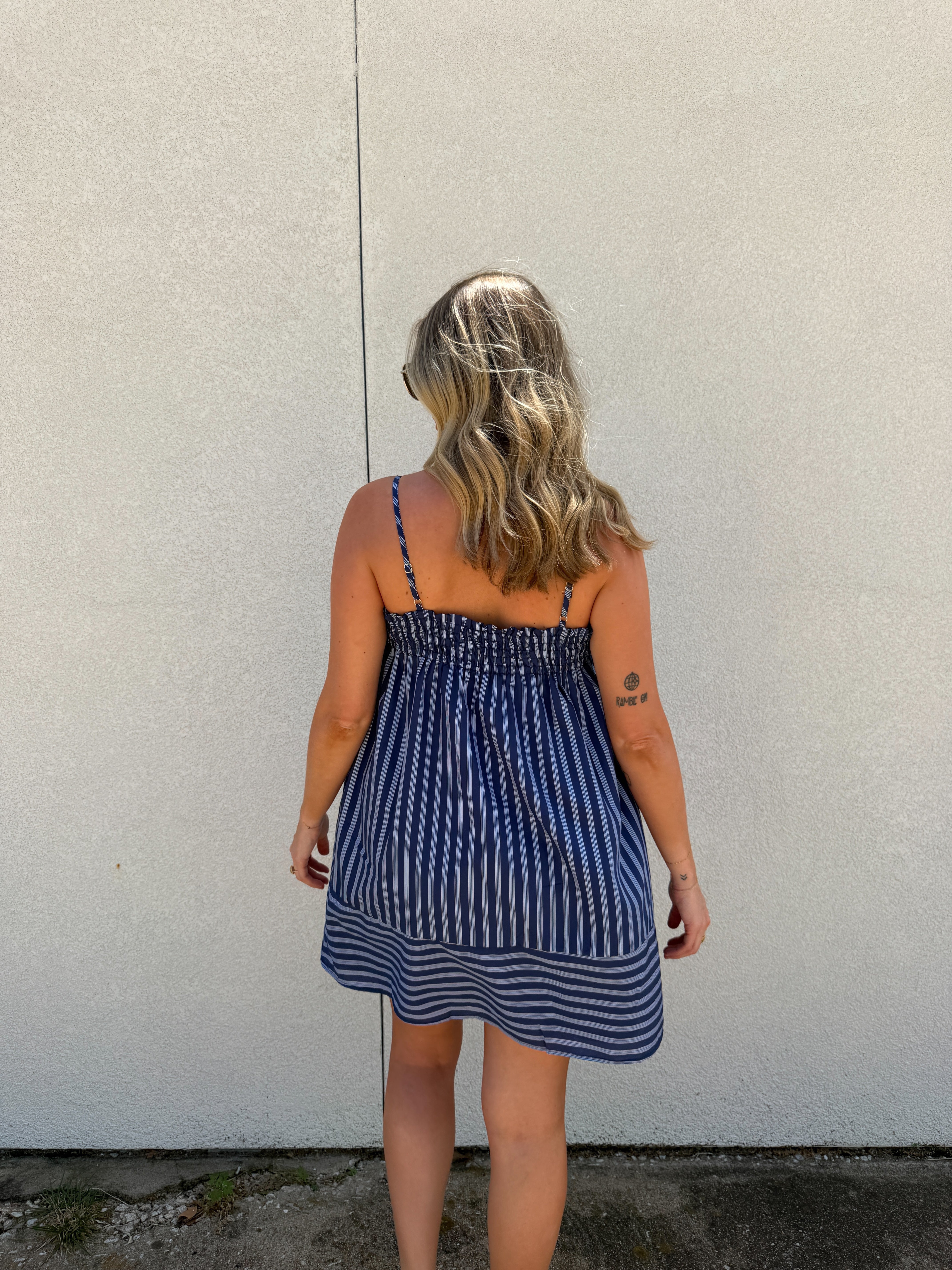 East Coast Stripe Dress