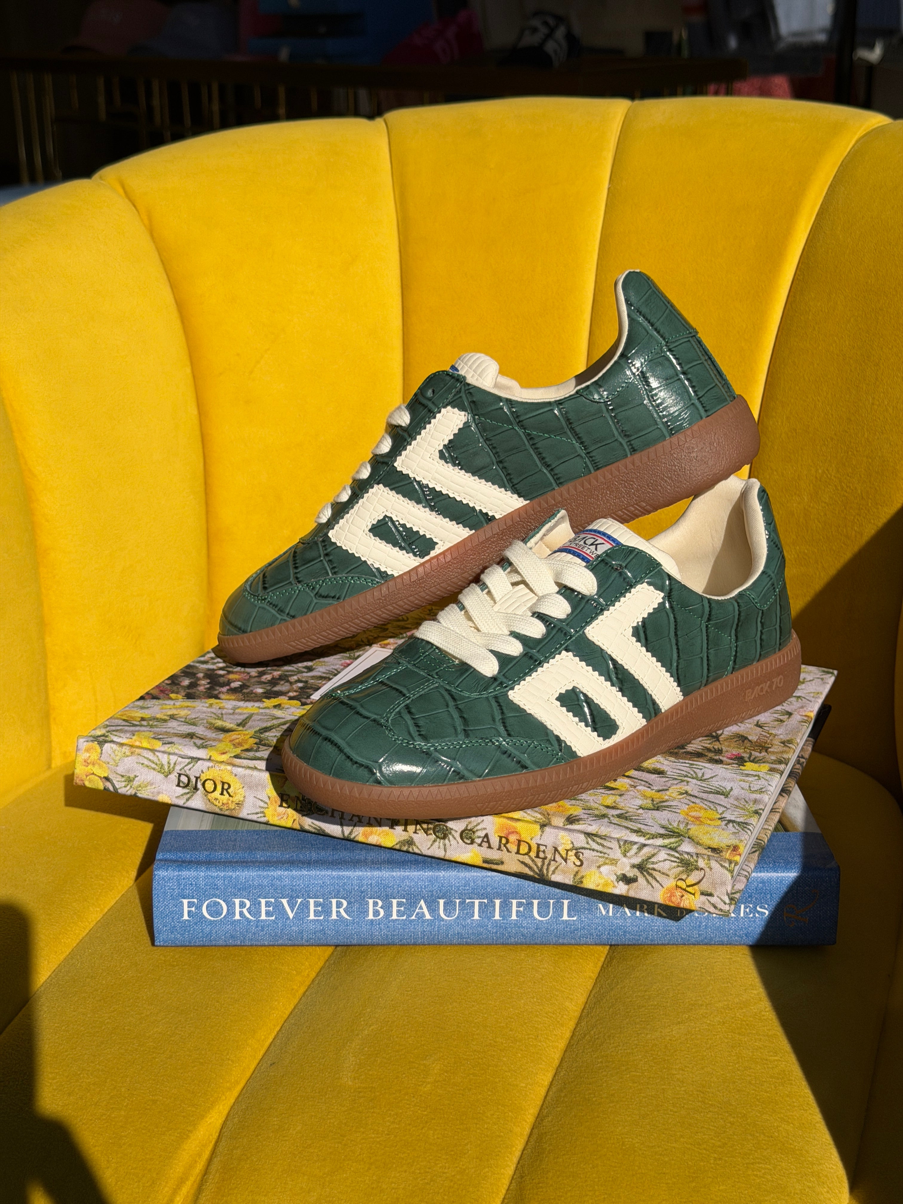 Back 70 Cloud Sneaker - Green Milk