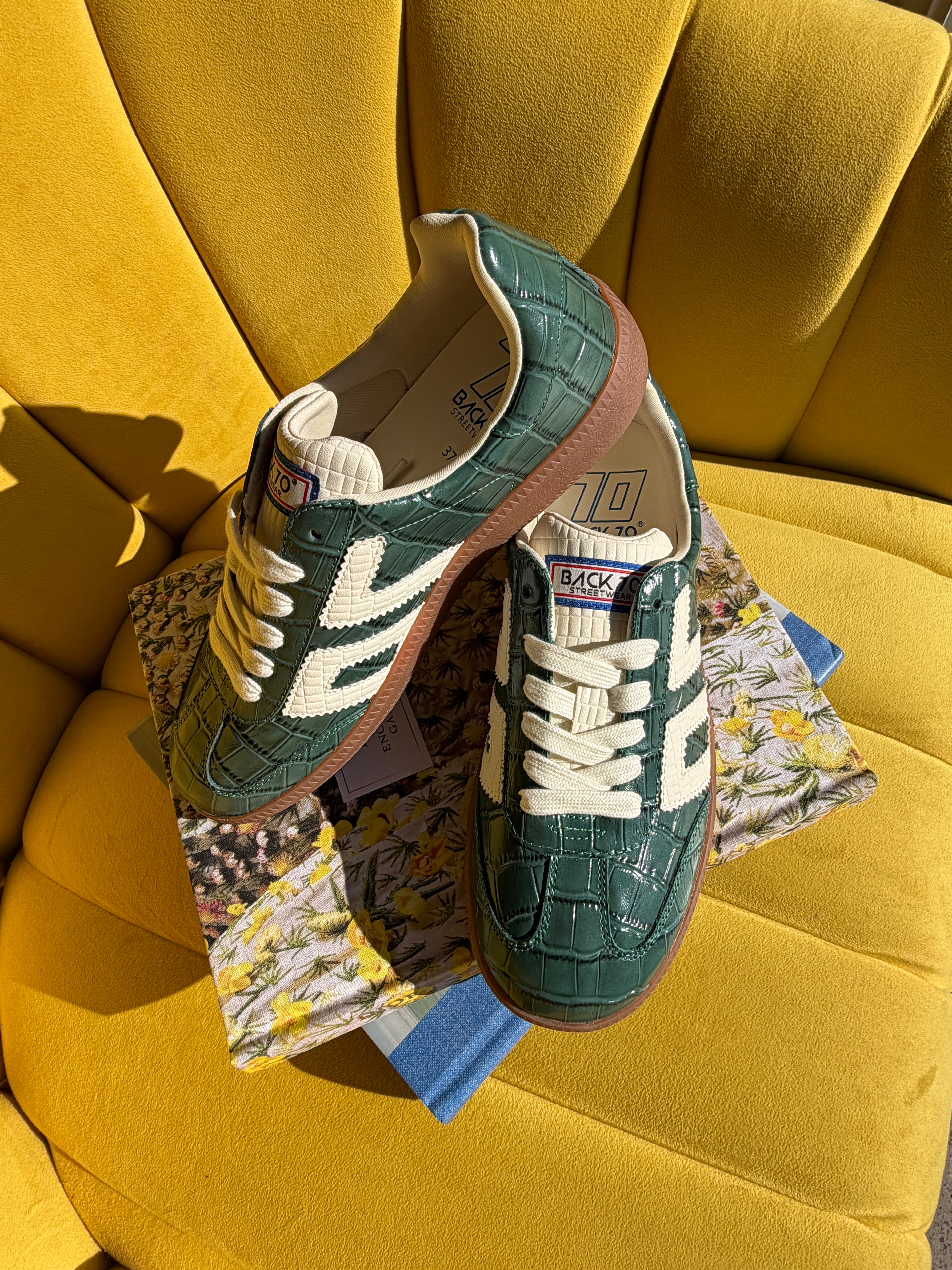 Back 70 Cloud Sneaker - Green Milk