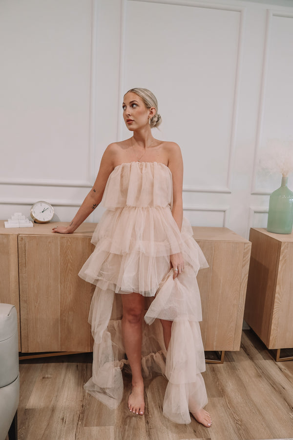 Tulle Hi-Low Dress