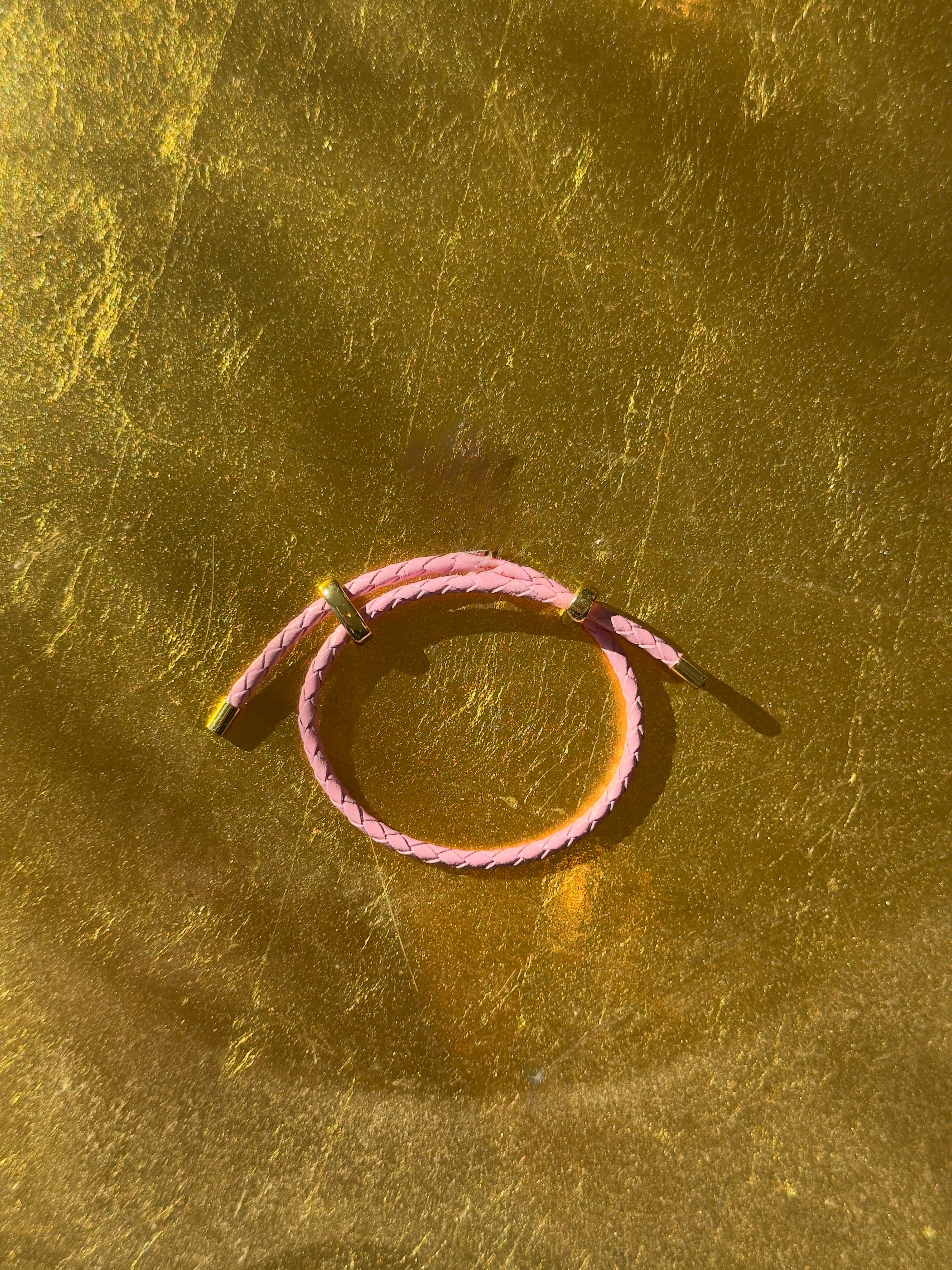 Faux Leather Rope Bracelet