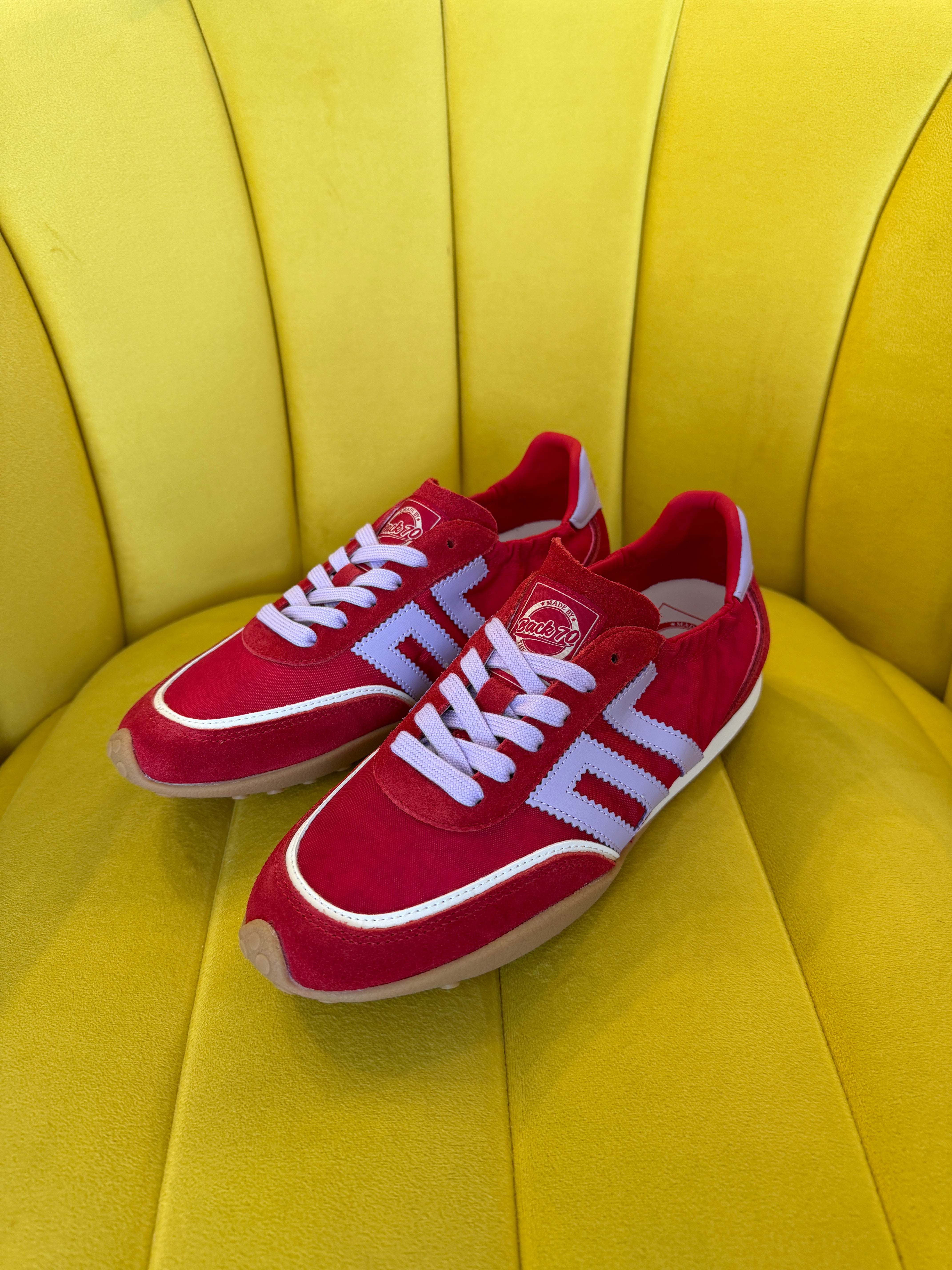 Back 70 Paris Sneaker Red