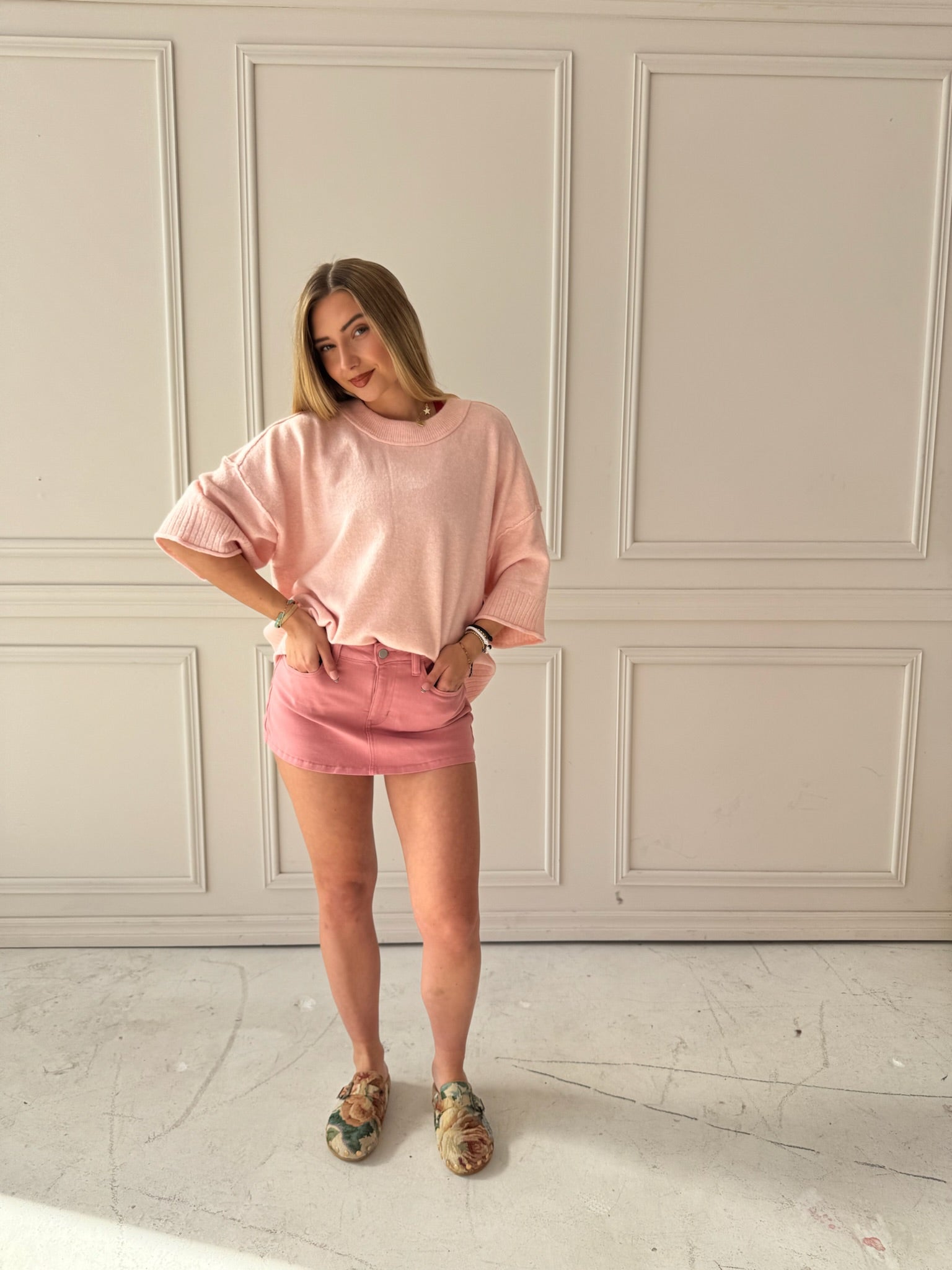Goldie Pink Sweater