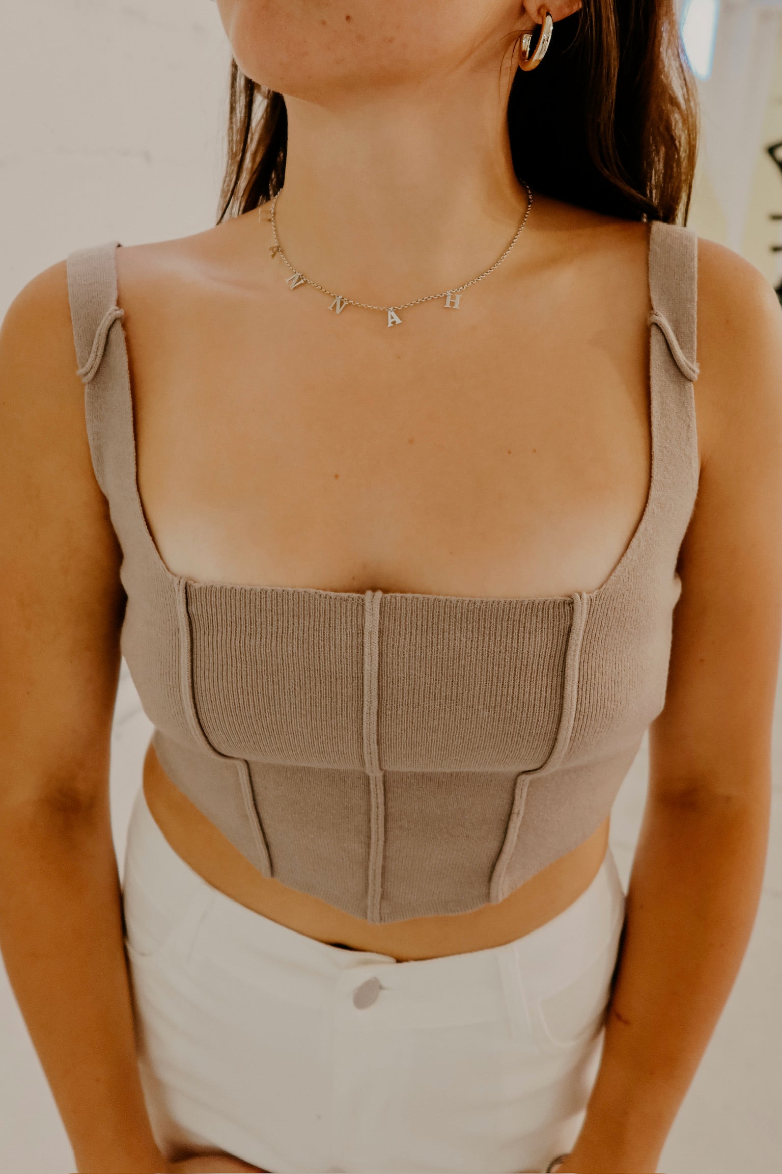 Oh So Soft Crop Top - Mocha