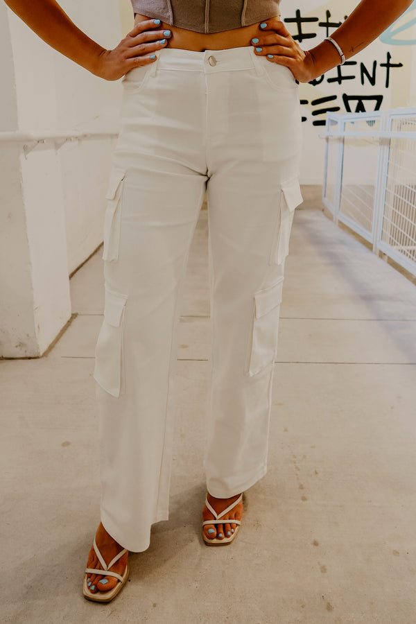 Cargo Pants - Cream