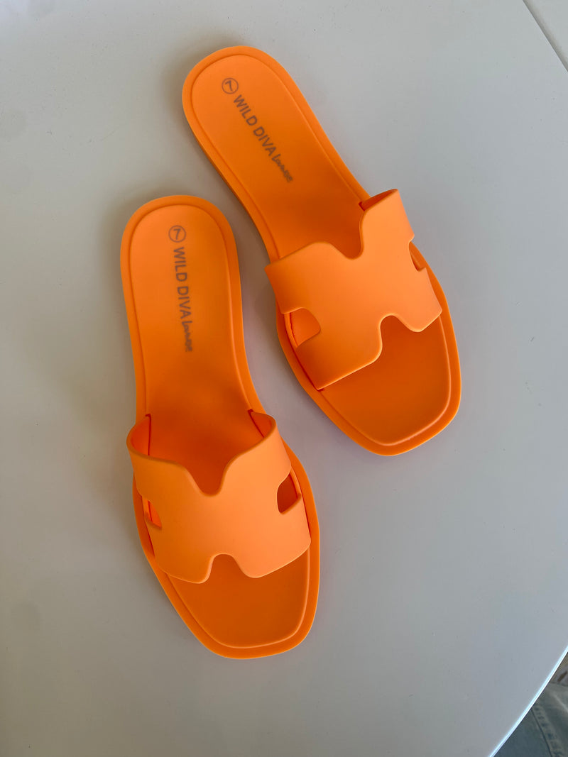 Palms Jelly Sandal in Orange