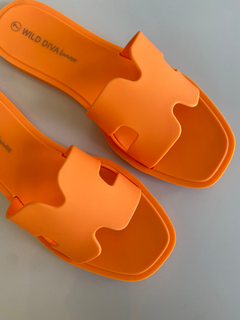 Palms Jelly Sandal in Orange