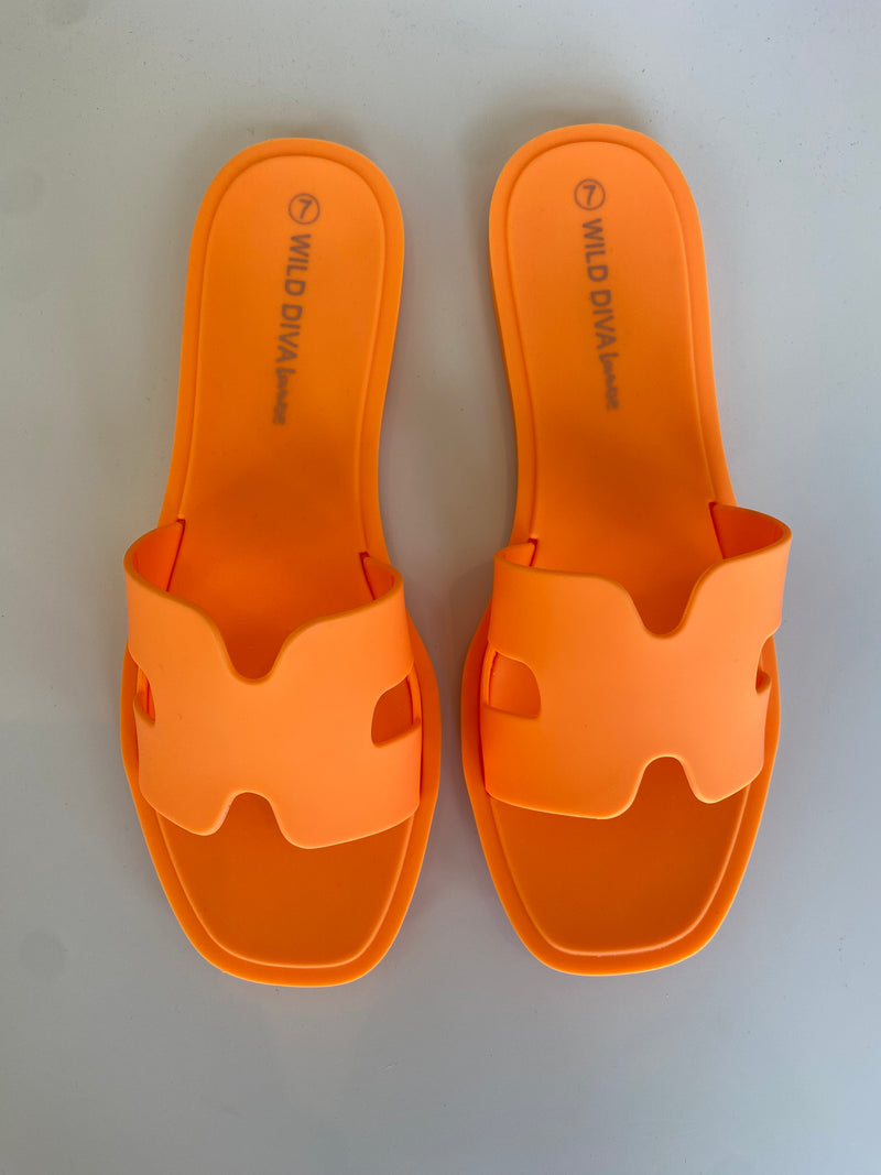 Palms Jelly Sandal in Orange