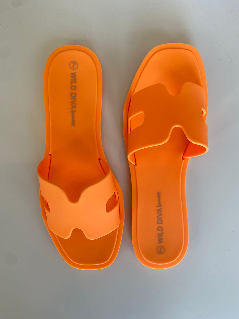 Palms Jelly Sandal in Orange