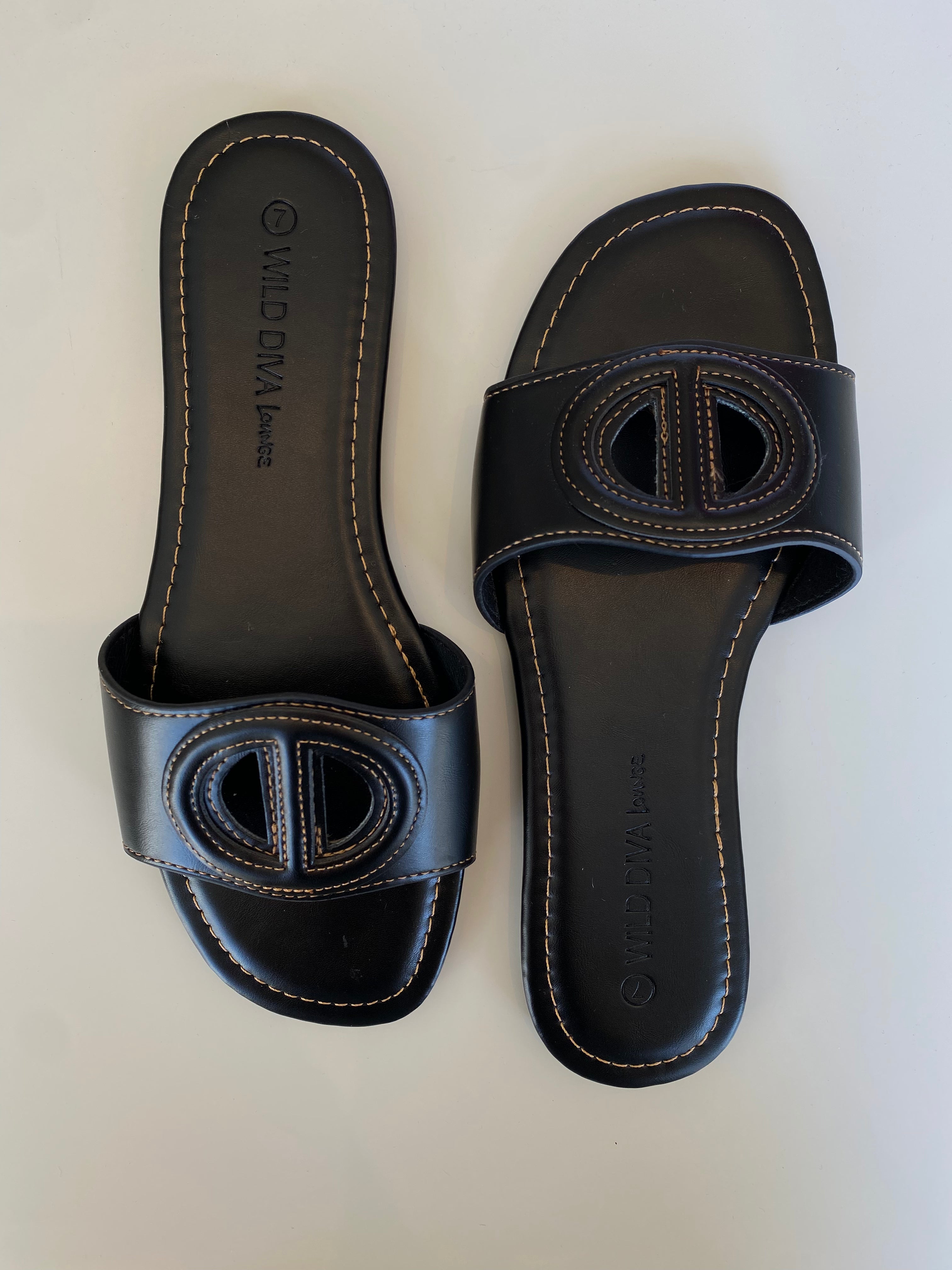 Daisy Sandals in Black