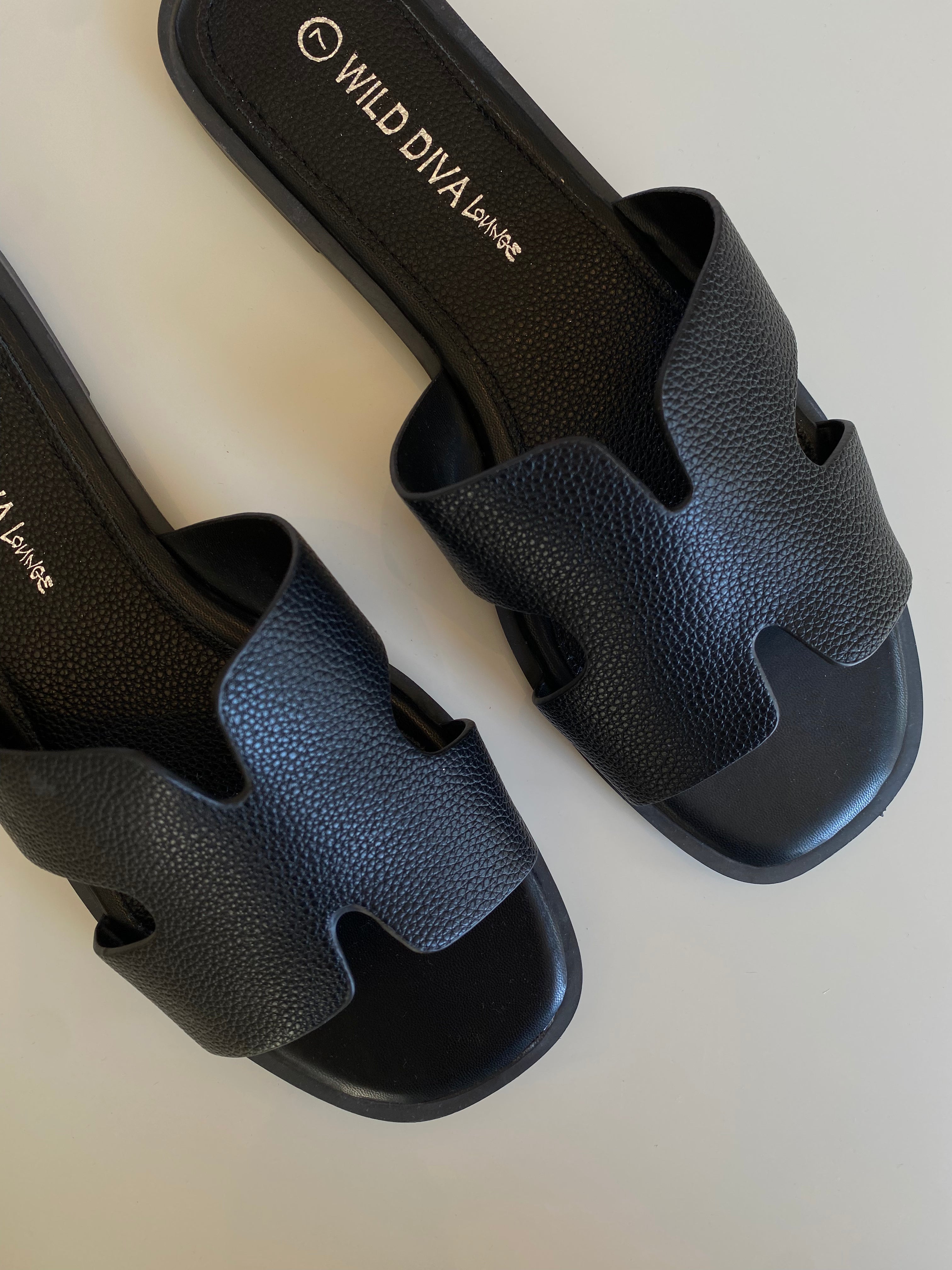 Palms Black Sandal