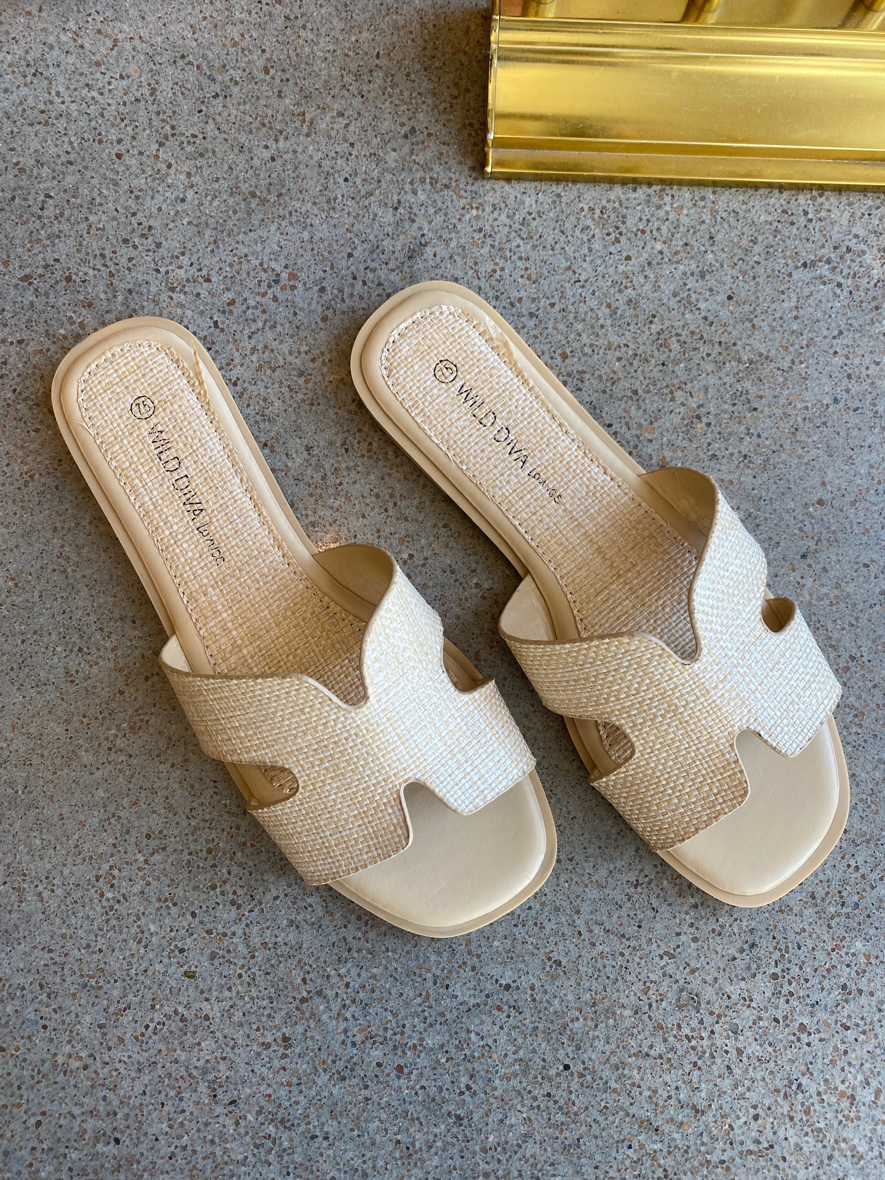 Palms Raffia Sandal