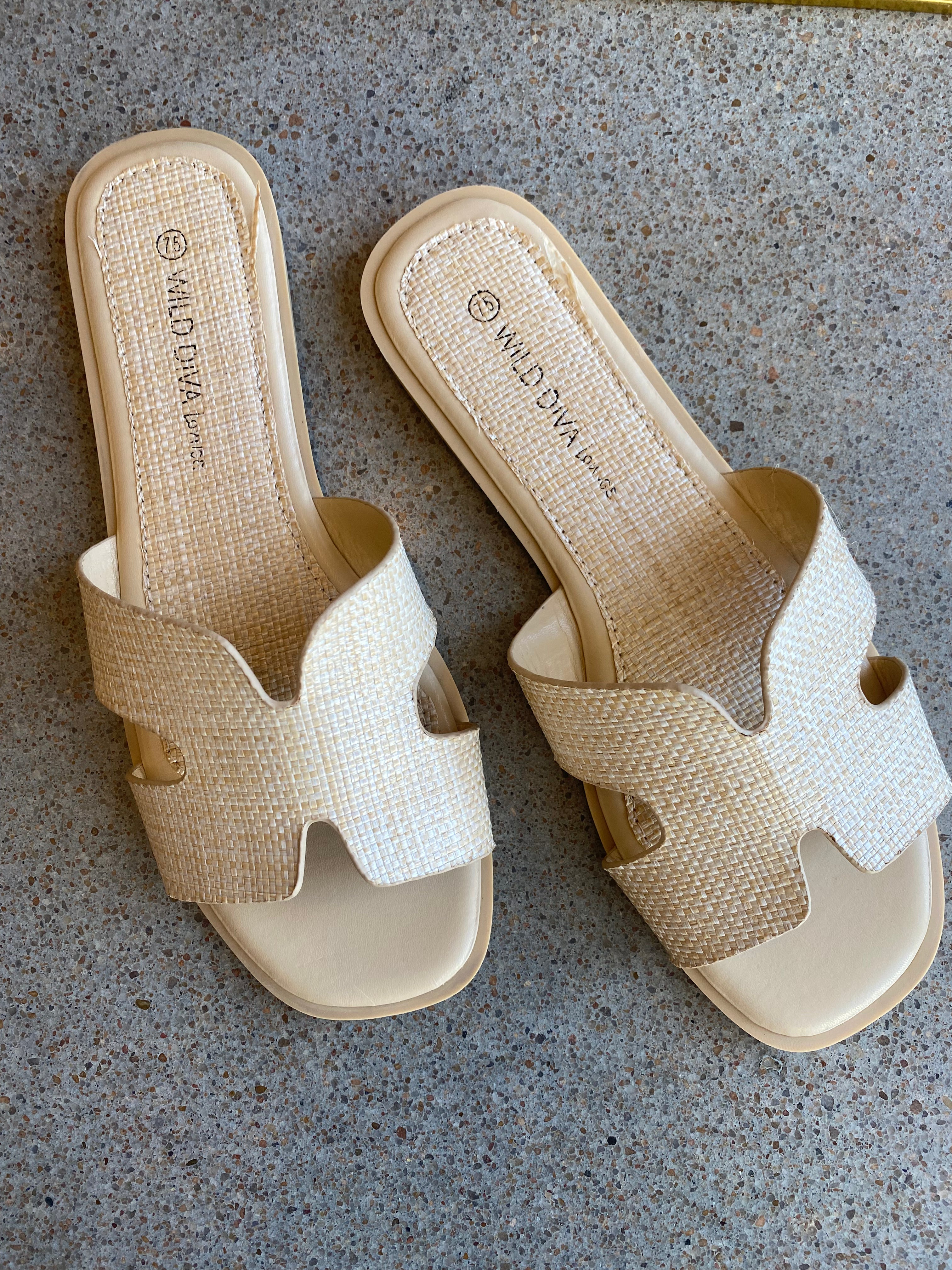 Palms Raffia Sandal