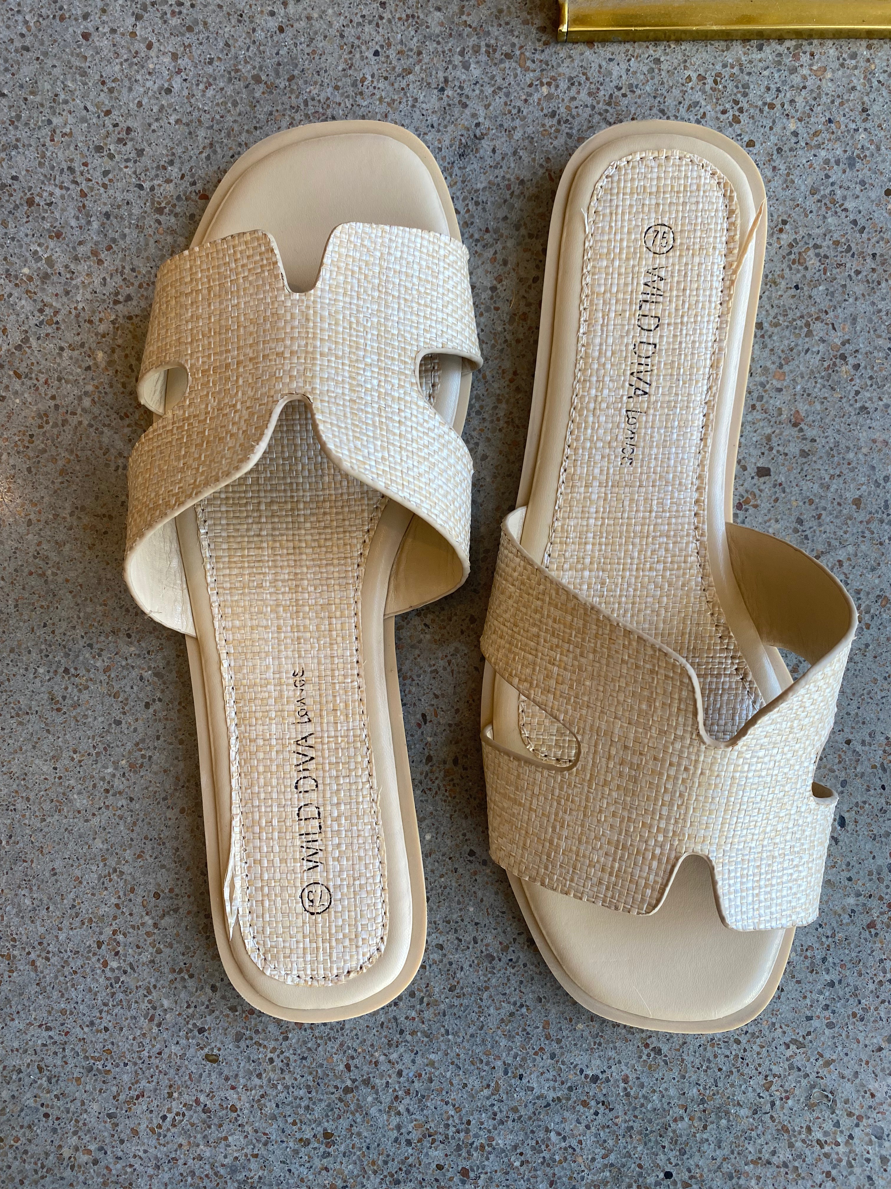 Palms Raffia Sandal