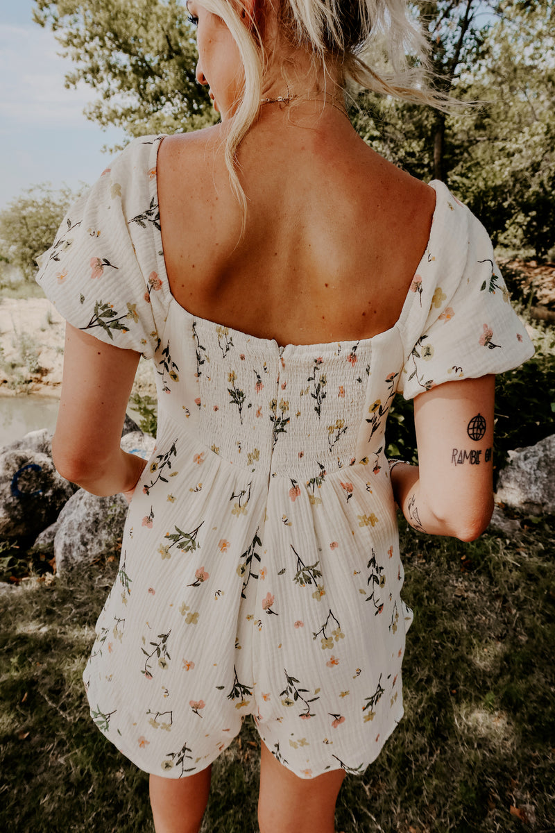 Floral Dreams Romper