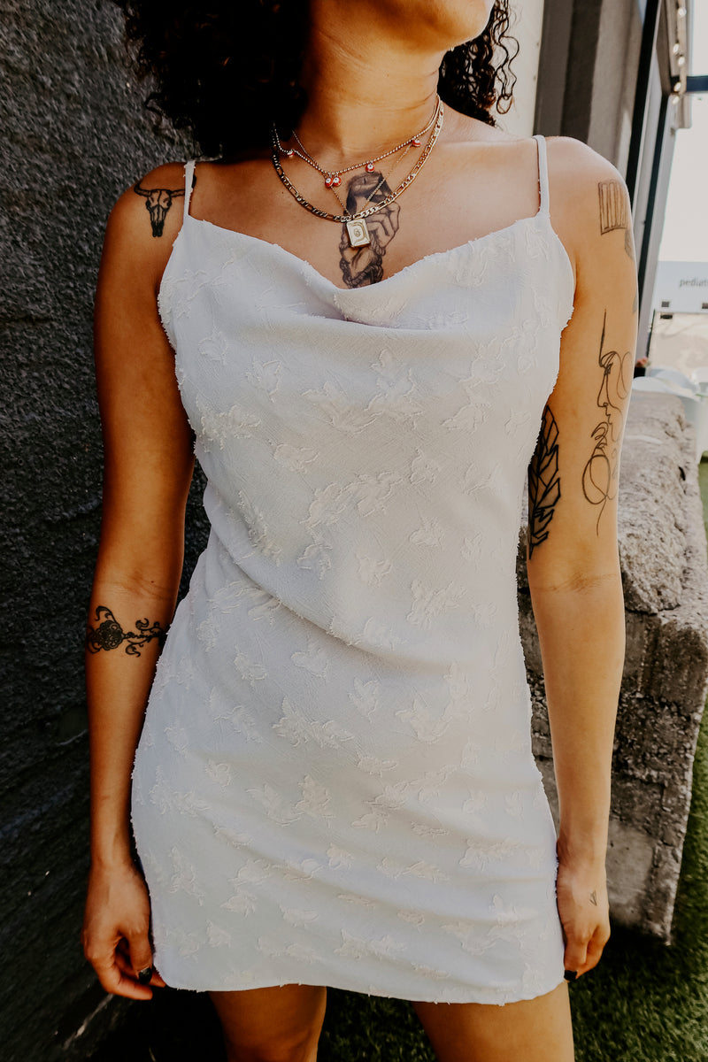 Dainty Mini Dress - Baby Blue