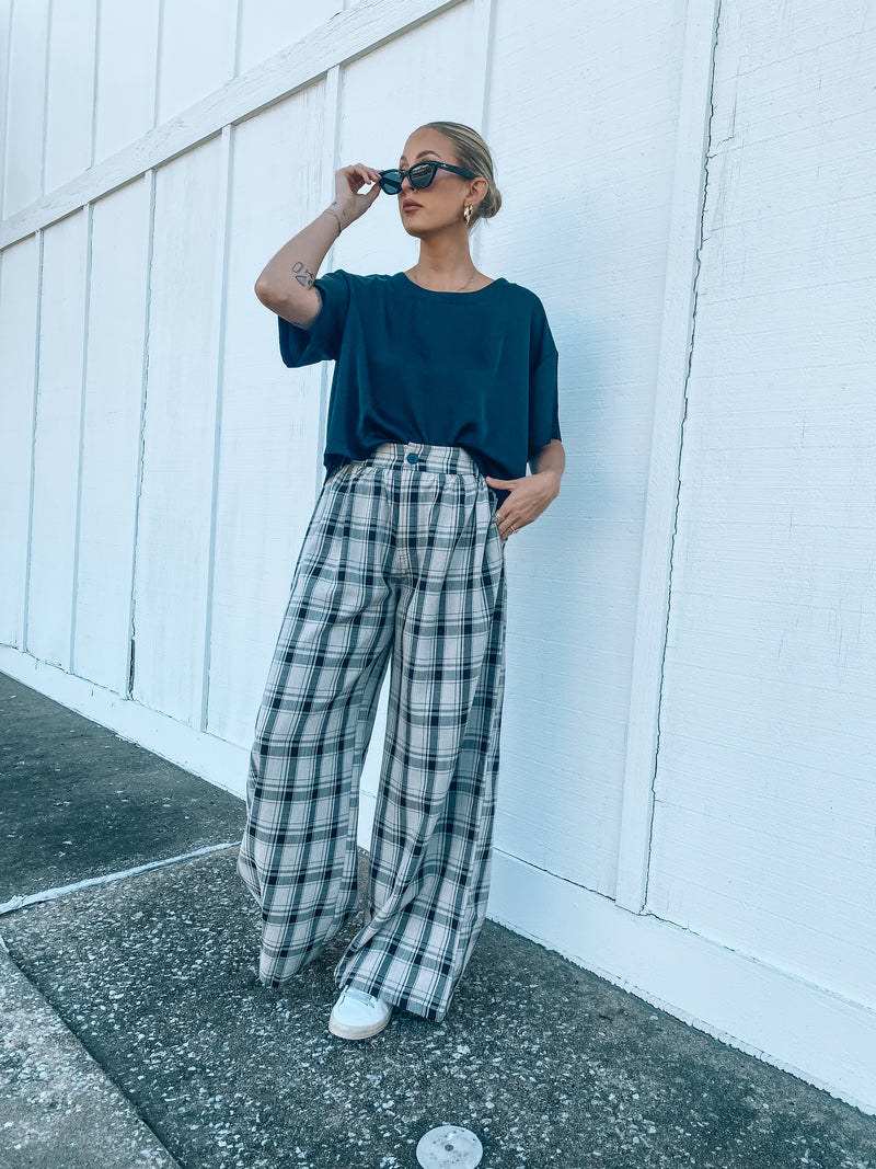 Rory Plaid Trousers