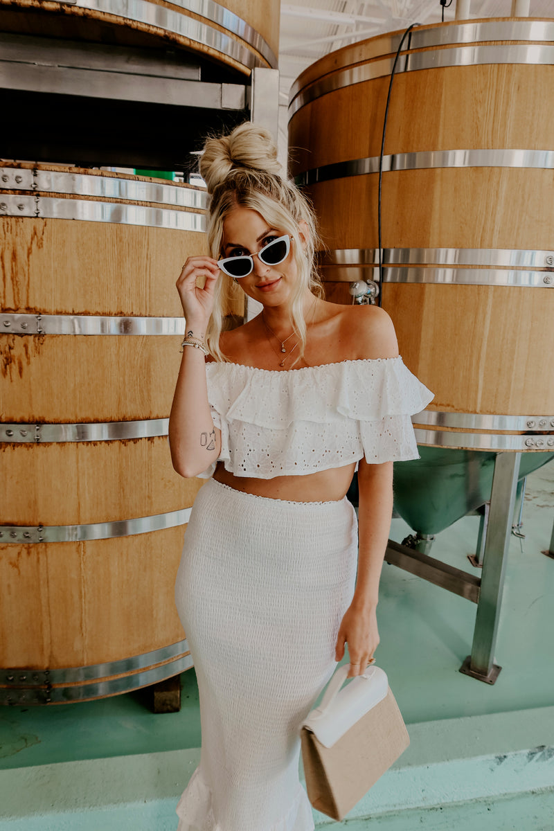 Beachwalk Eyelet Skirt Set