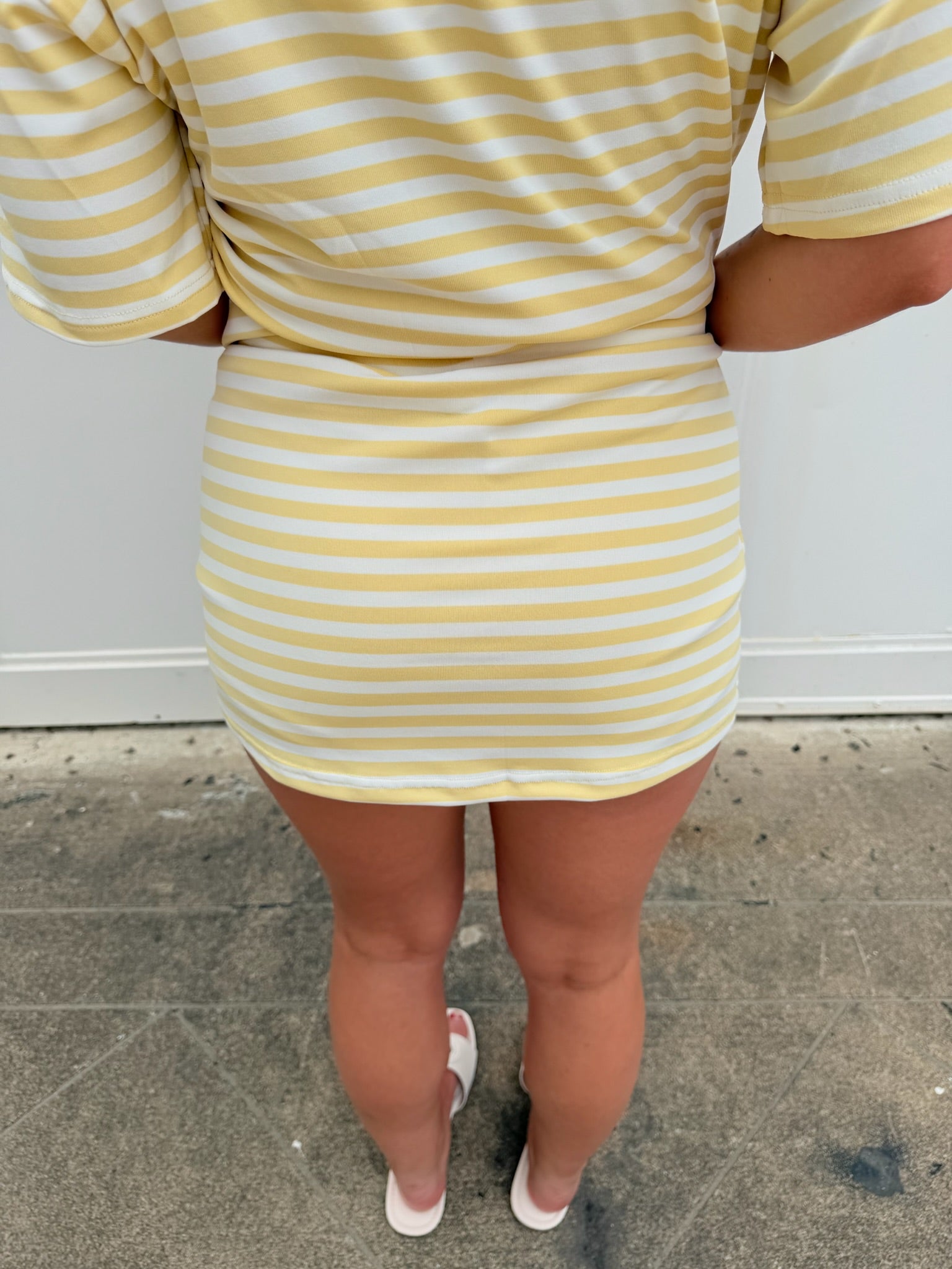 Weekender Stripe Top - Yellow