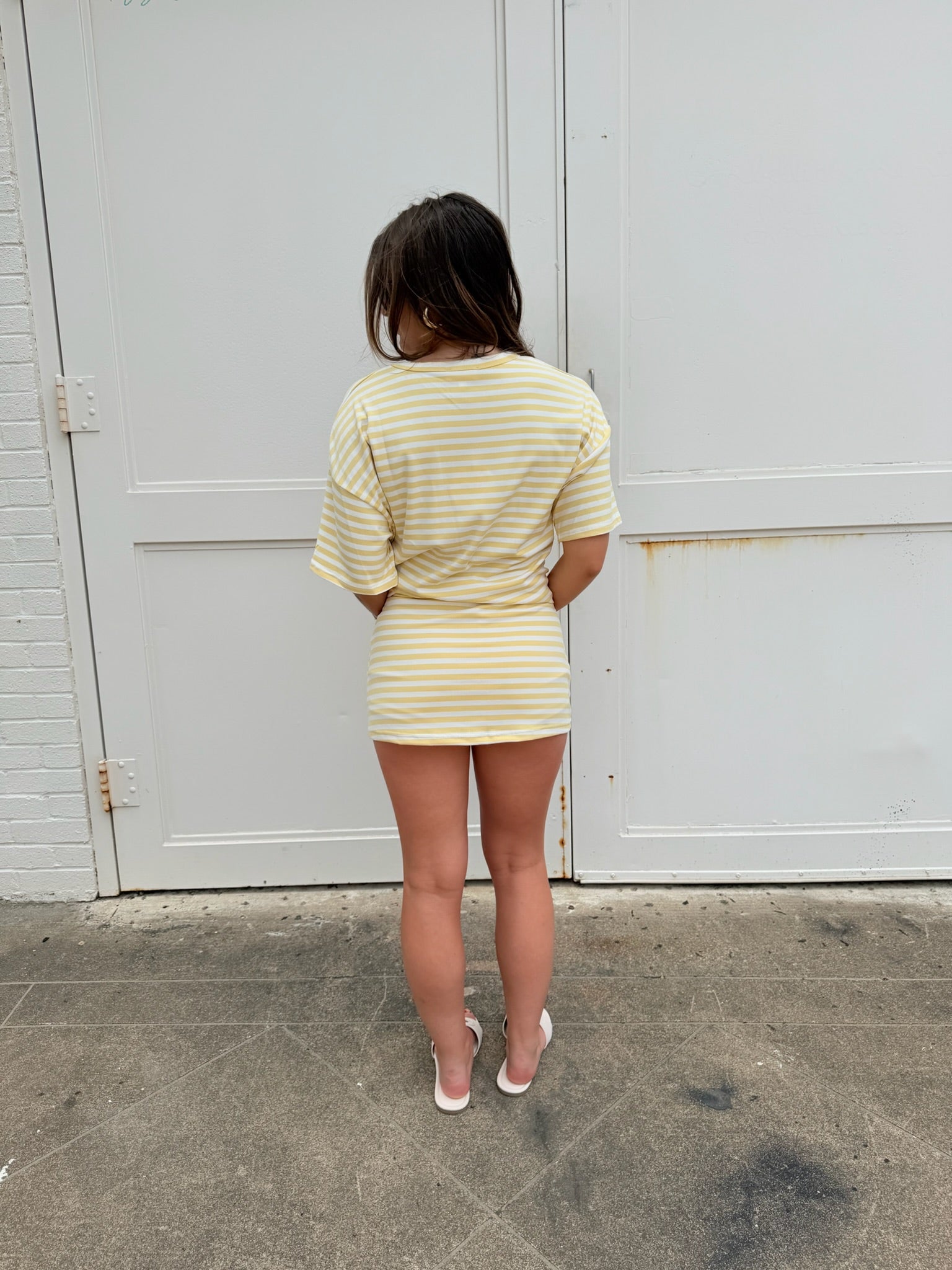 Weekender Stripe Top - Yellow