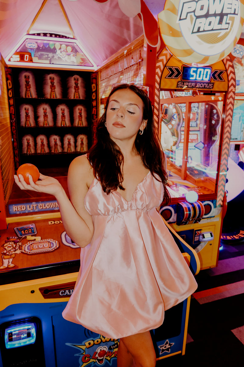 Bubble Dress - Baby Pink