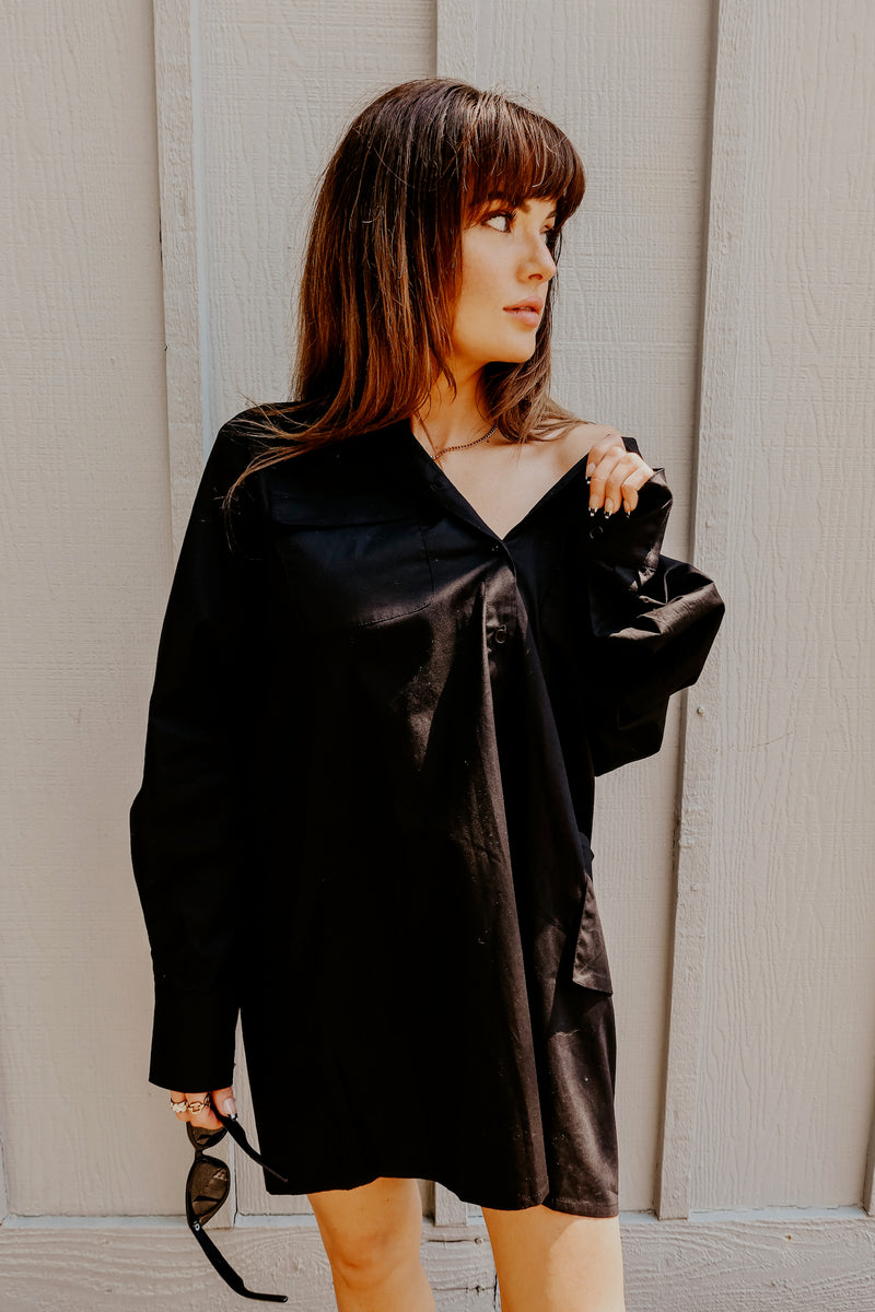 Oversized Utility Button Down