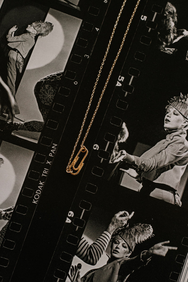 Safety Pin Necklace