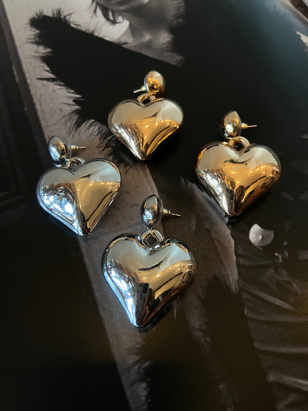 Solid Heart Earrings