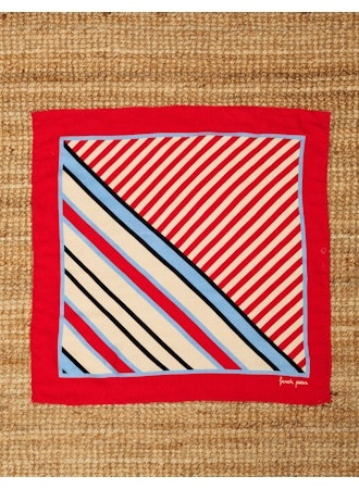 Frnch Tanaise Scarf Red Tansy