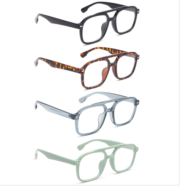 Round Design Clear Sunglasses