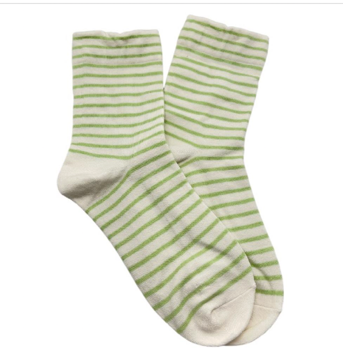 Stripe Crew Socks