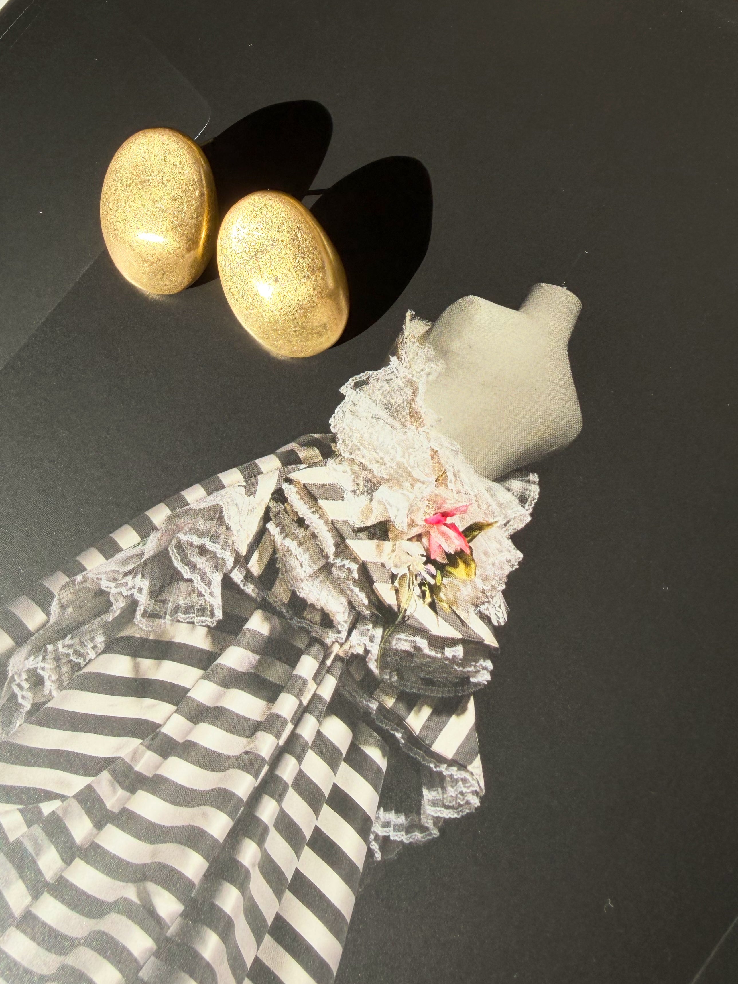 Brushed Stud Earrings