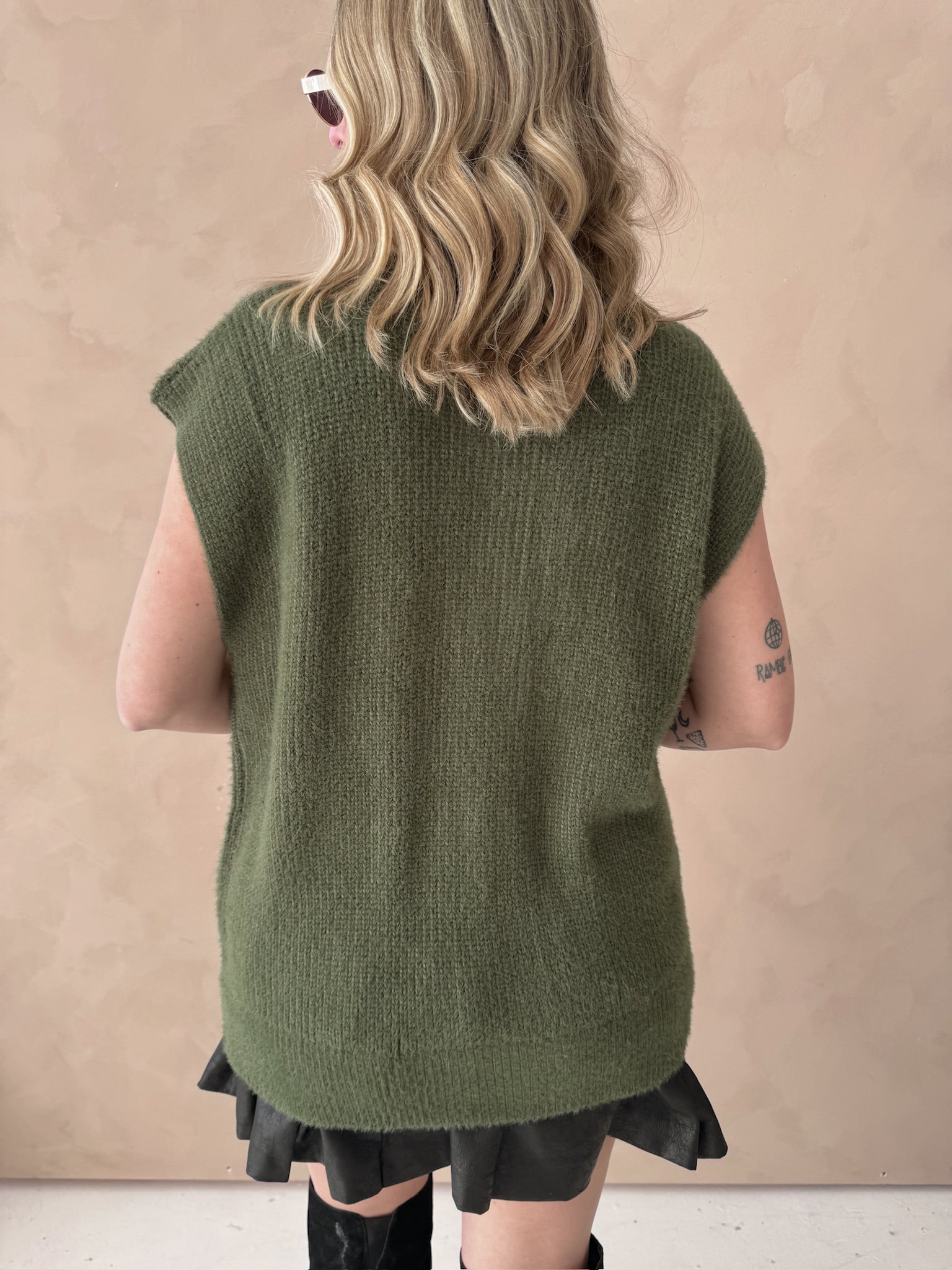 Frnch Vert Mousse Matcha Vest