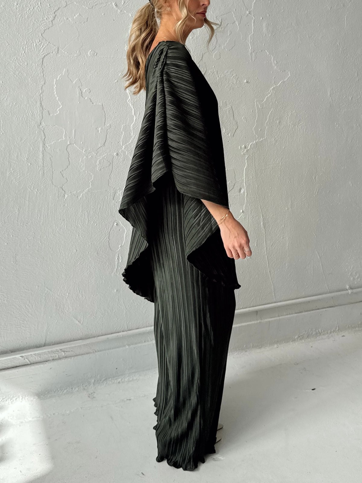 Iris Pleated Two Piece Set