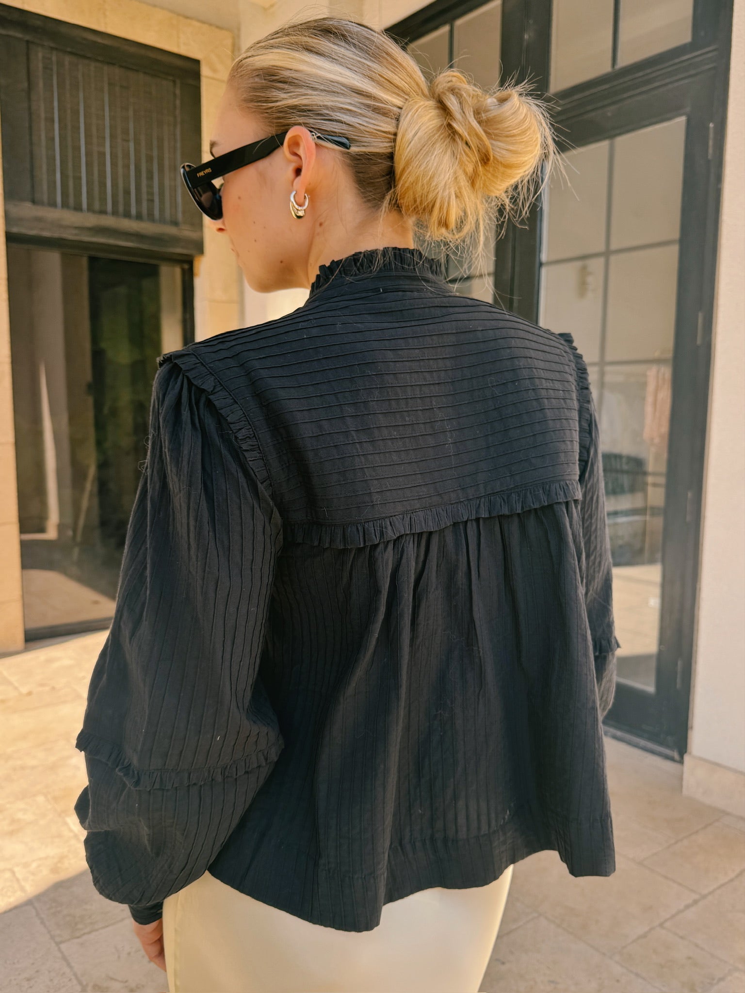 Frnch Daffy Blouse - Noir