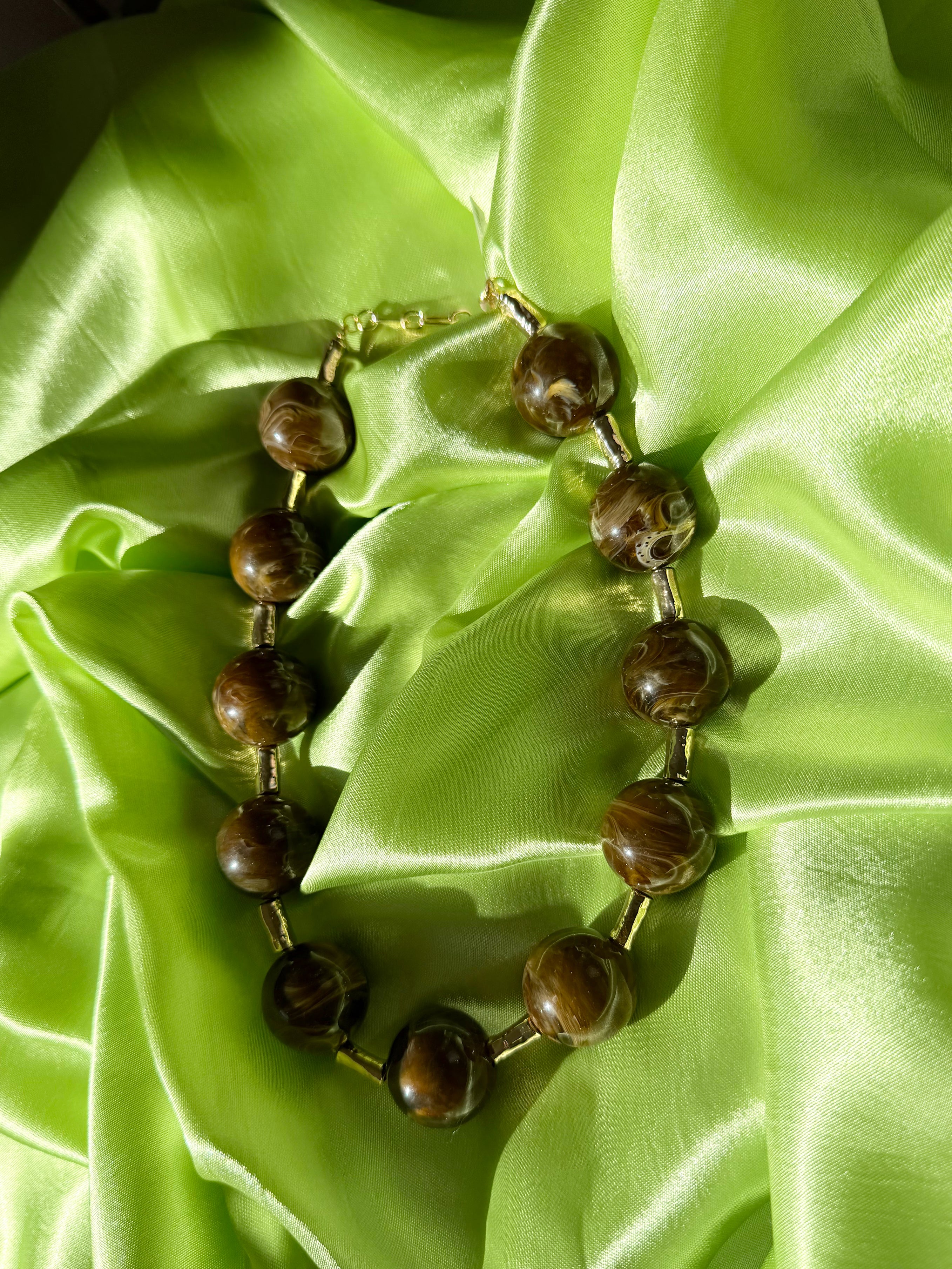 Round Resin Necklace