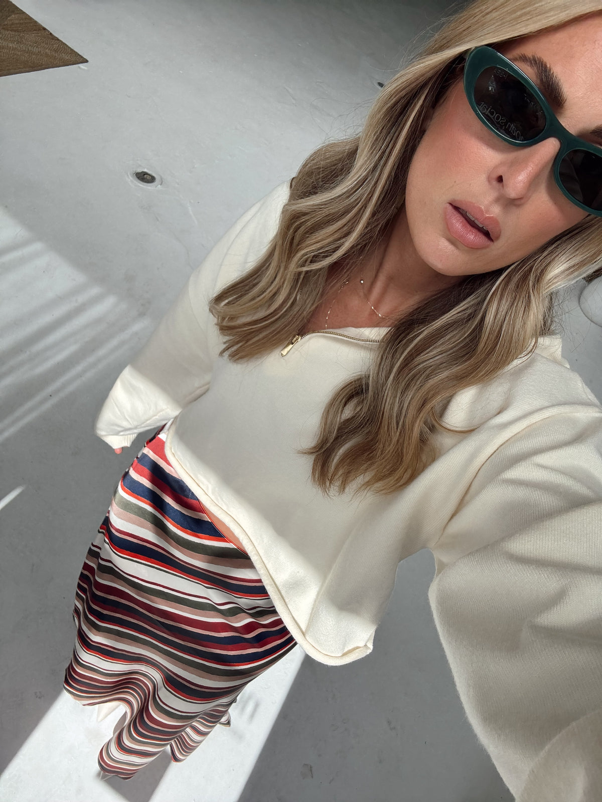 Pre-Order Dani Diagonal Stripe Maxi Skirt (restock eta 10/19)